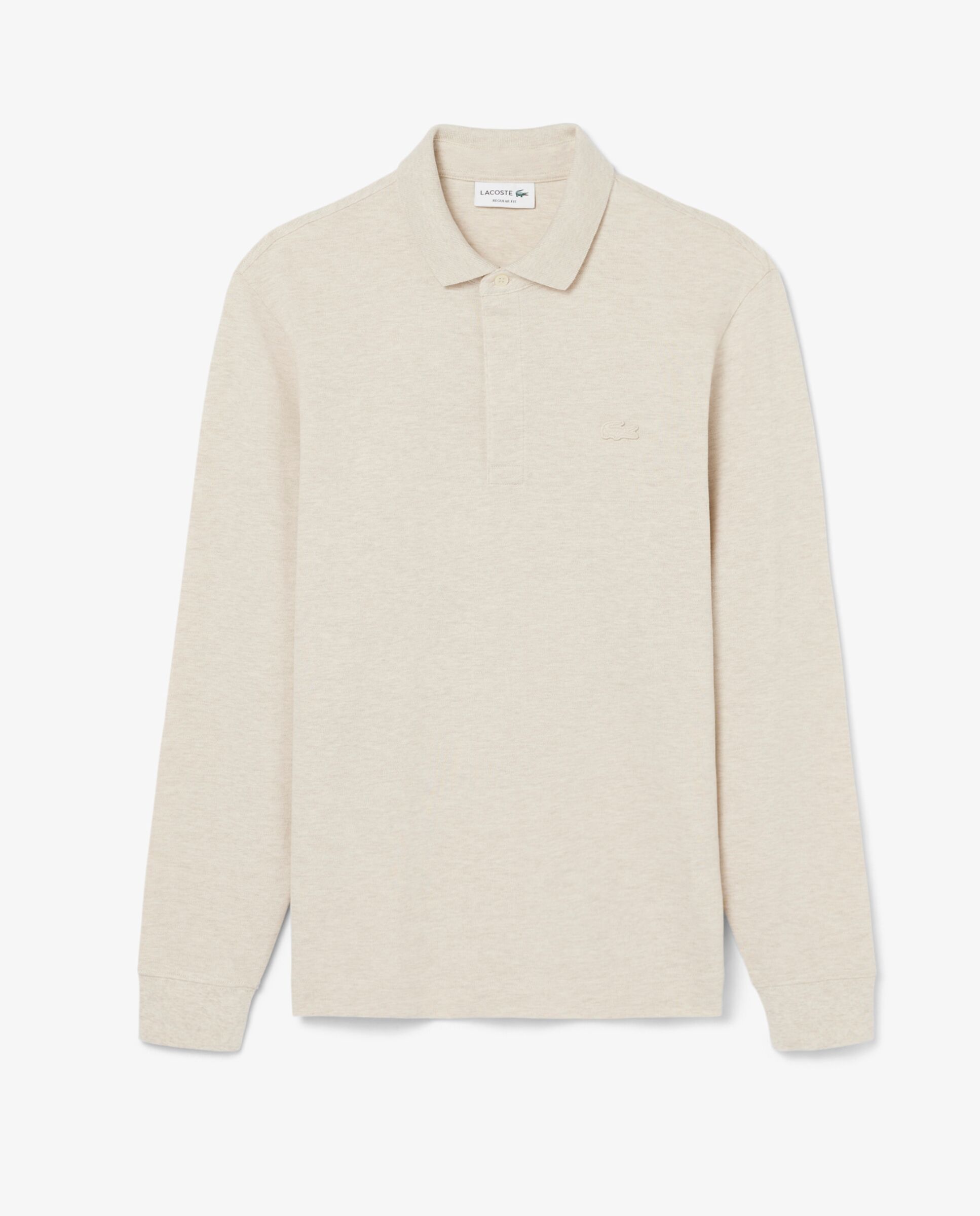 Polo de hombre de corte regular paris de piqué elástico de manga corta - Lacoste - Gris oscuro Gris oscuro-6