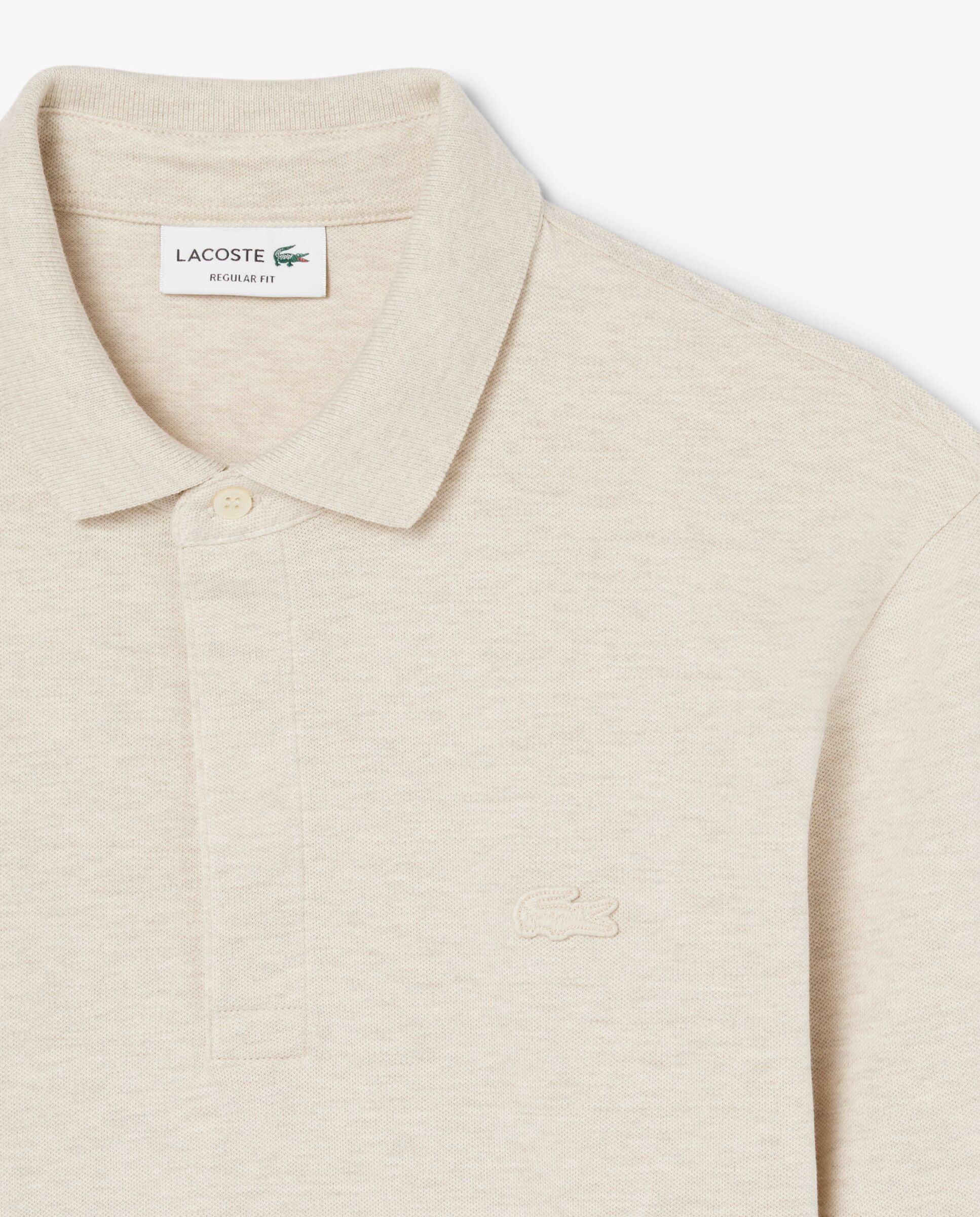 Polo de hombre de corte regular paris de piqué elástico de manga corta - Lacoste - Gris oscuro Gris oscuro-5