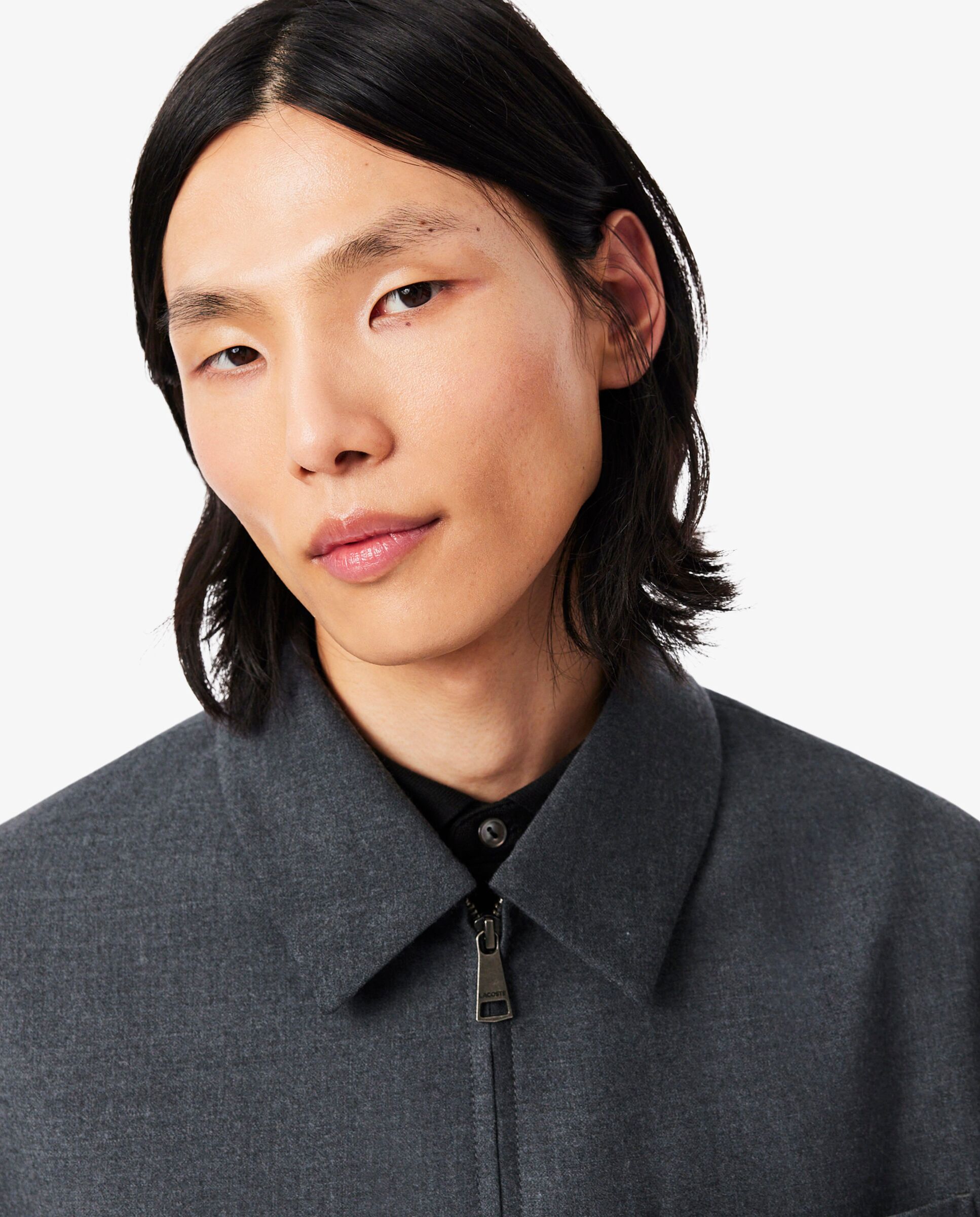 En gris - Lacoste - Gris oscuro Gris oscuro-3