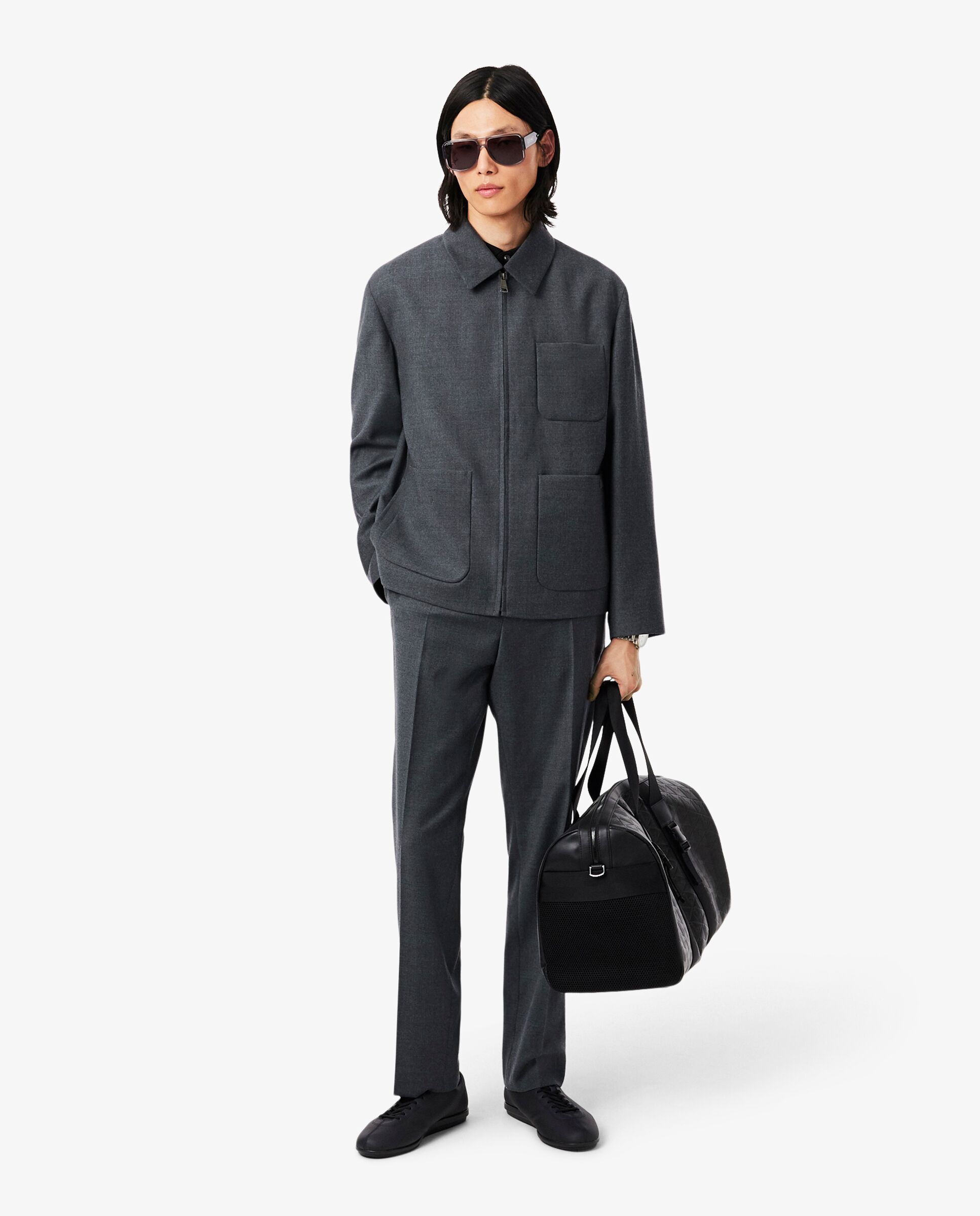 En gris - Lacoste - Gris oscuro Gris oscuro-4