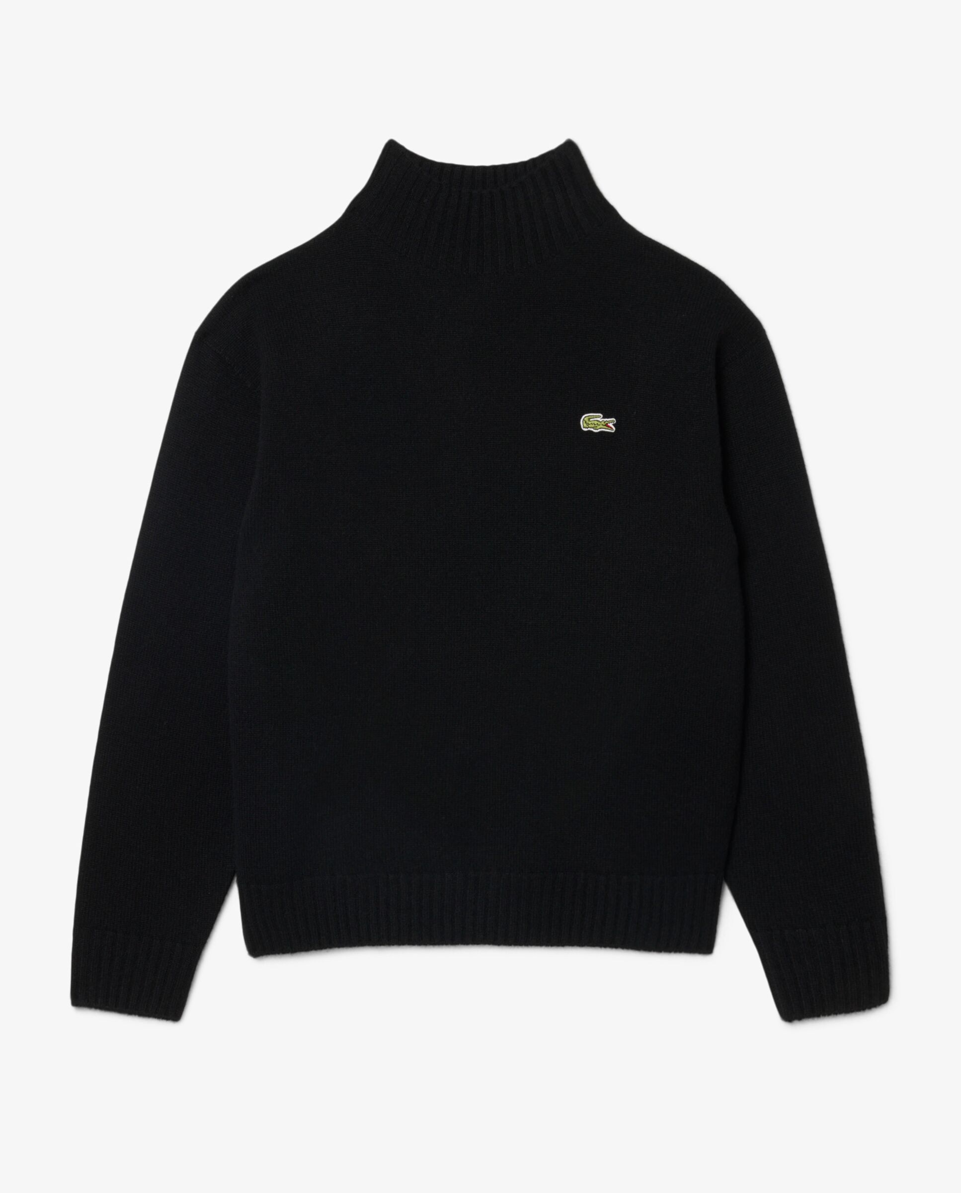 De cuello alto de cachemir de punto 3d en - Lacoste - Negro Negro-6