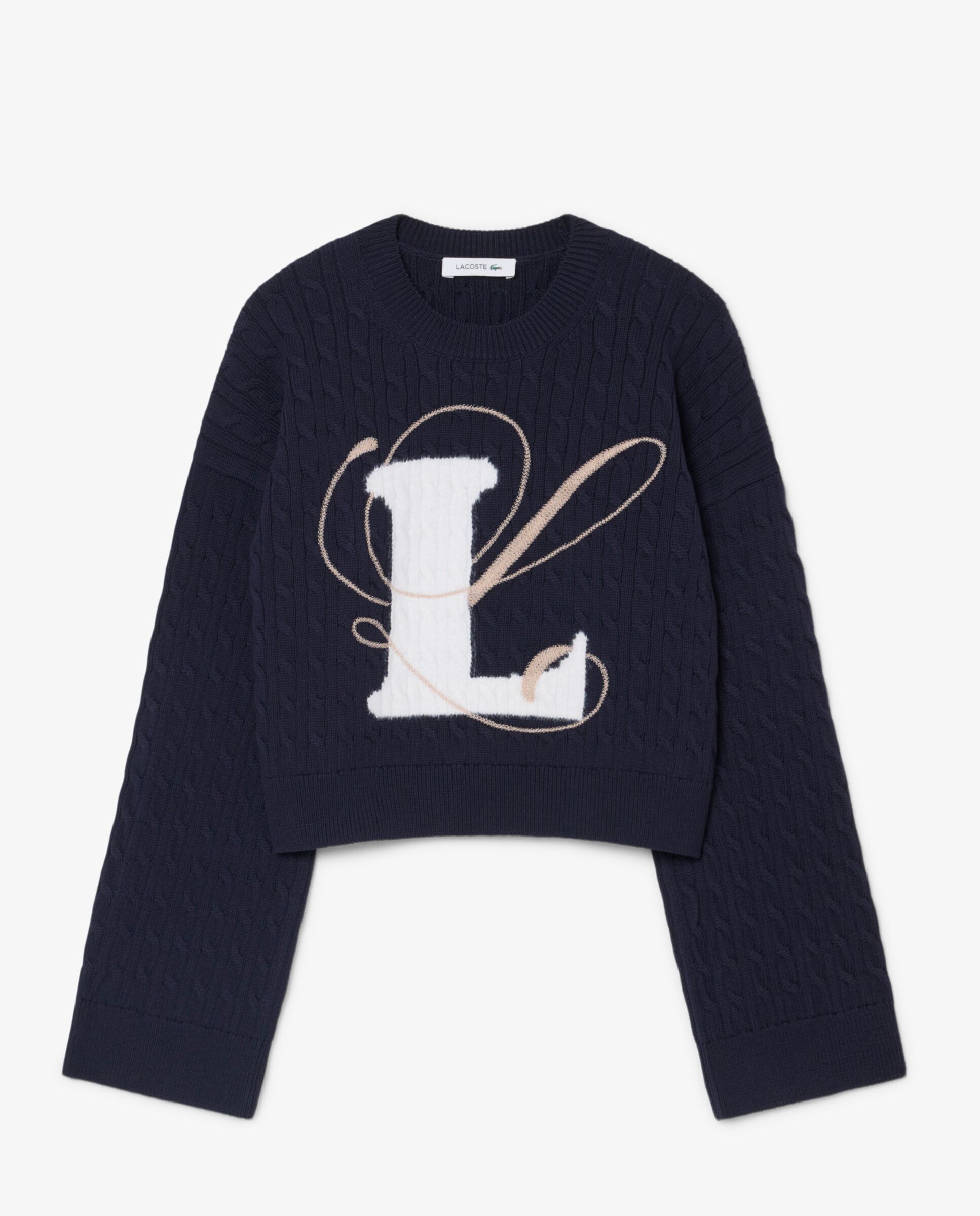 En blanco de manga larga - Lacoste - Azul marino Azul marino-6