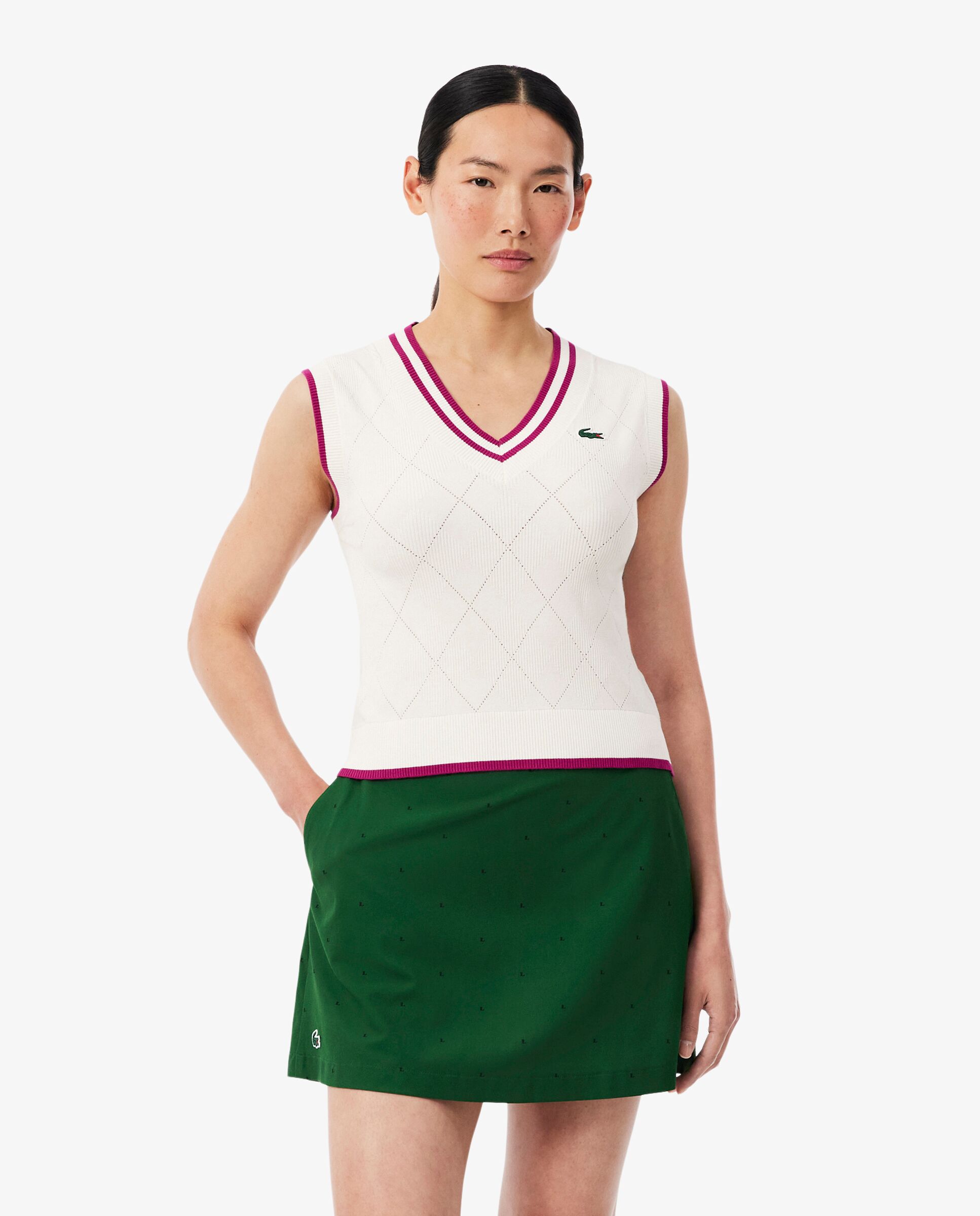 Jersey de Golf Lacoste - Blanco Blanco-1