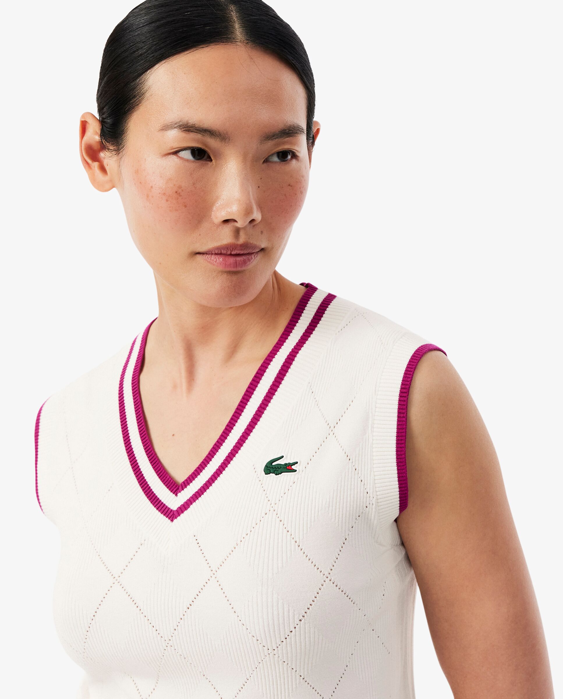 Jersey de Golf Lacoste - Blanco Blanco-3