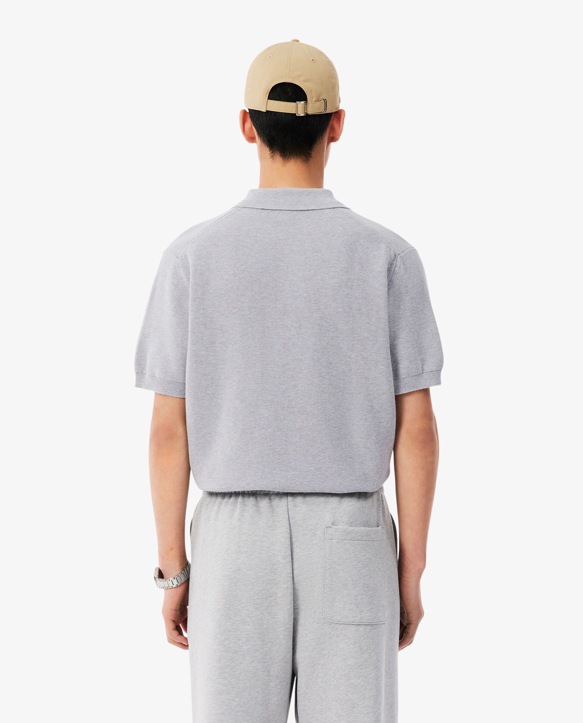 Camiseta de hombre de Manga corta - Lacoste - Gris oscuro Gris oscuro-2