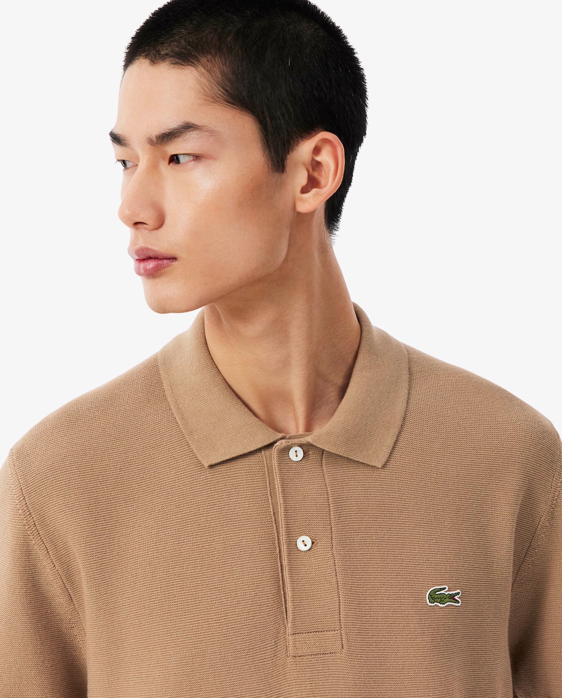 Camiseta de hombre de Manga corta - Lacoste - Marrón Marrón-3