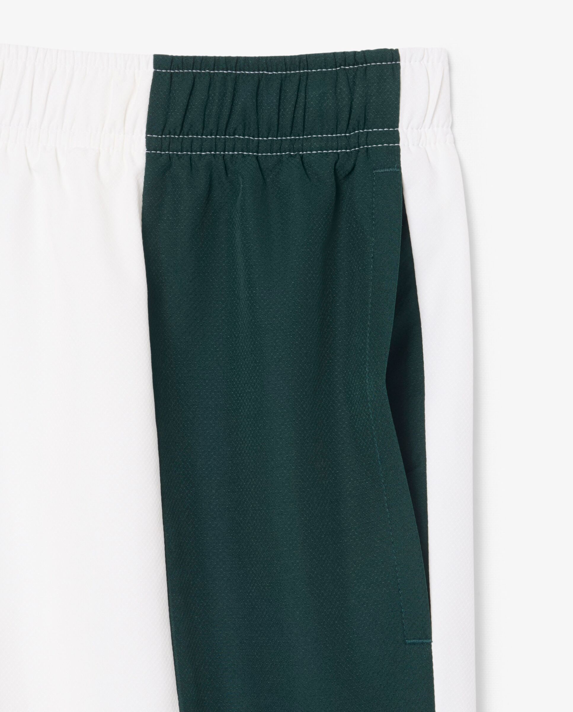 Pantalones cortos de hombre deportivo hidrófugo con bloques de color en blanco - Lacoste - Verde Verde-5