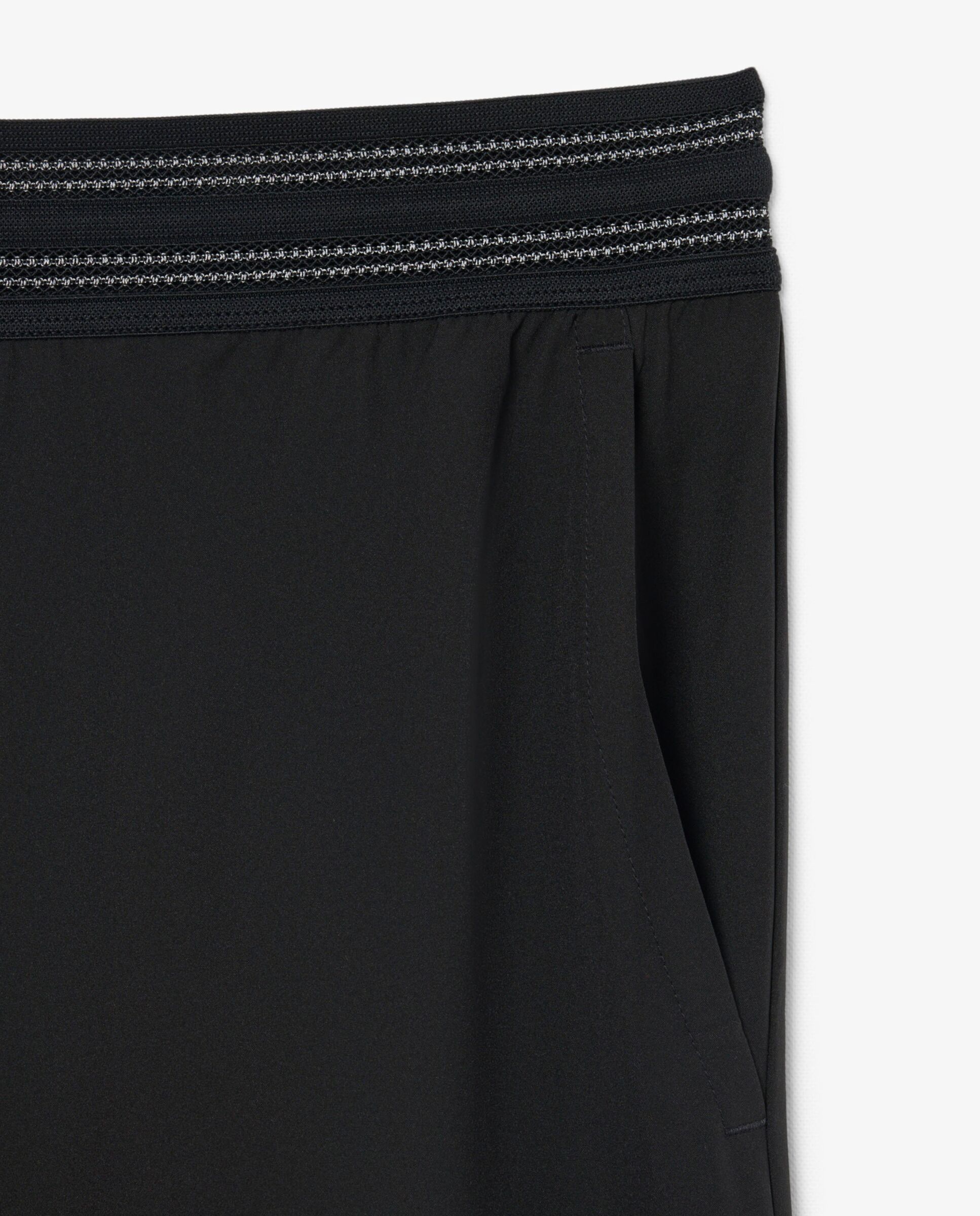 Pantalones cortos de hombre de tenis reflectantes ultra dry en verde - Lacoste - Negro Negro-5