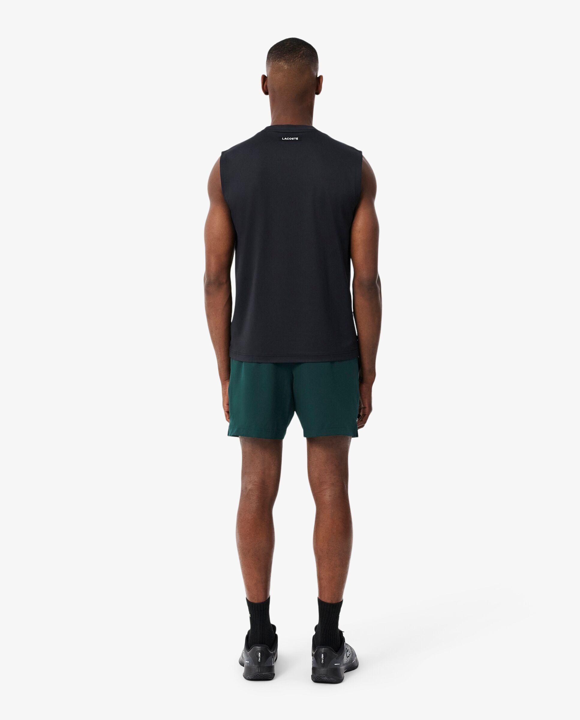 Pantalones cortos de hombre de tenis reflectantes ultra dry en - Lacoste - Verde Verde-2