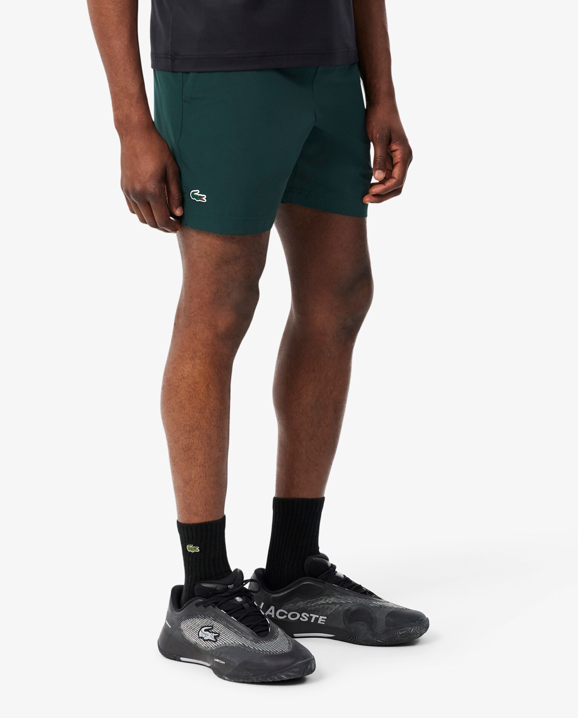 Pantalones cortos de hombre de tenis reflectantes ultra dry en - Lacoste - Verde Verde-3