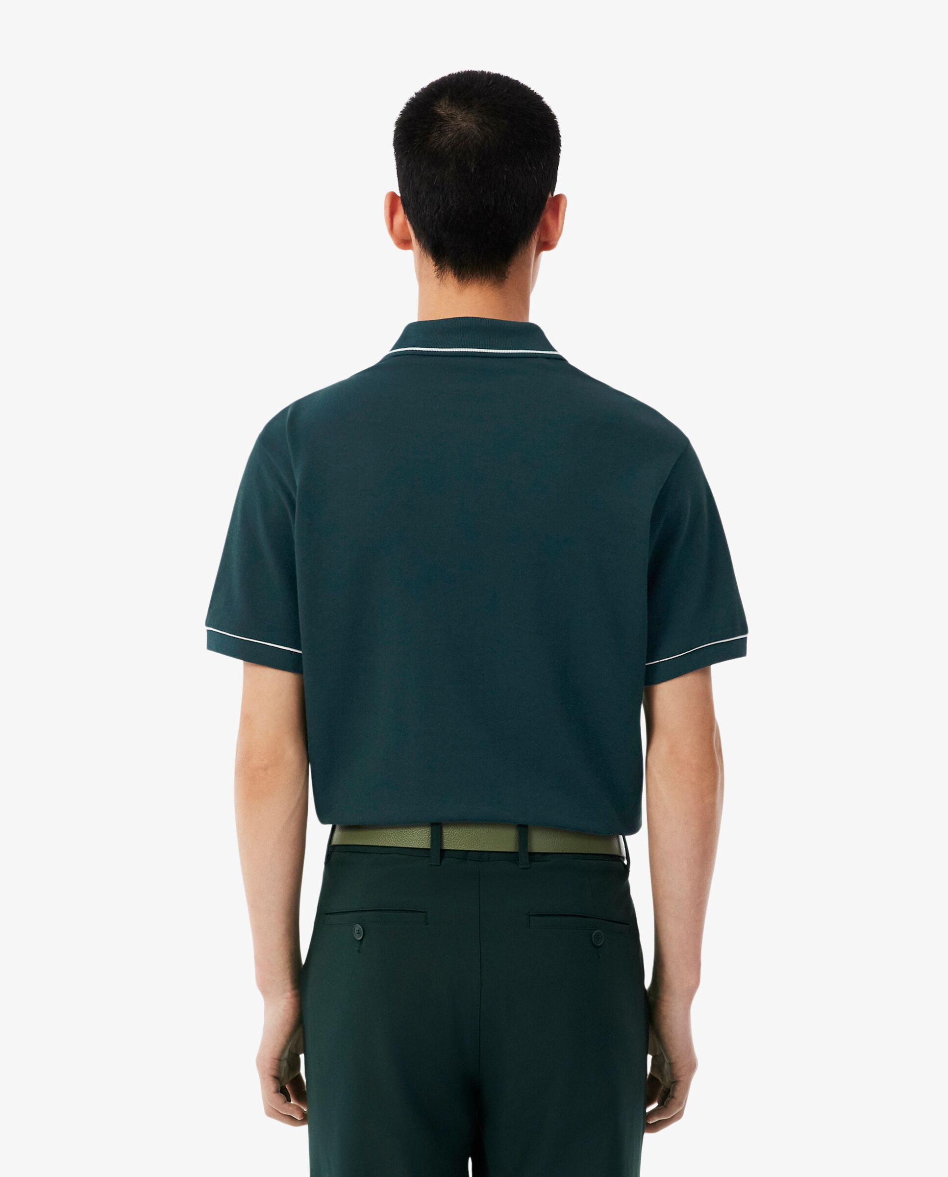 Polo de golf de minipiqué termorregulador de hombre Lacoste - Verde Verde-2