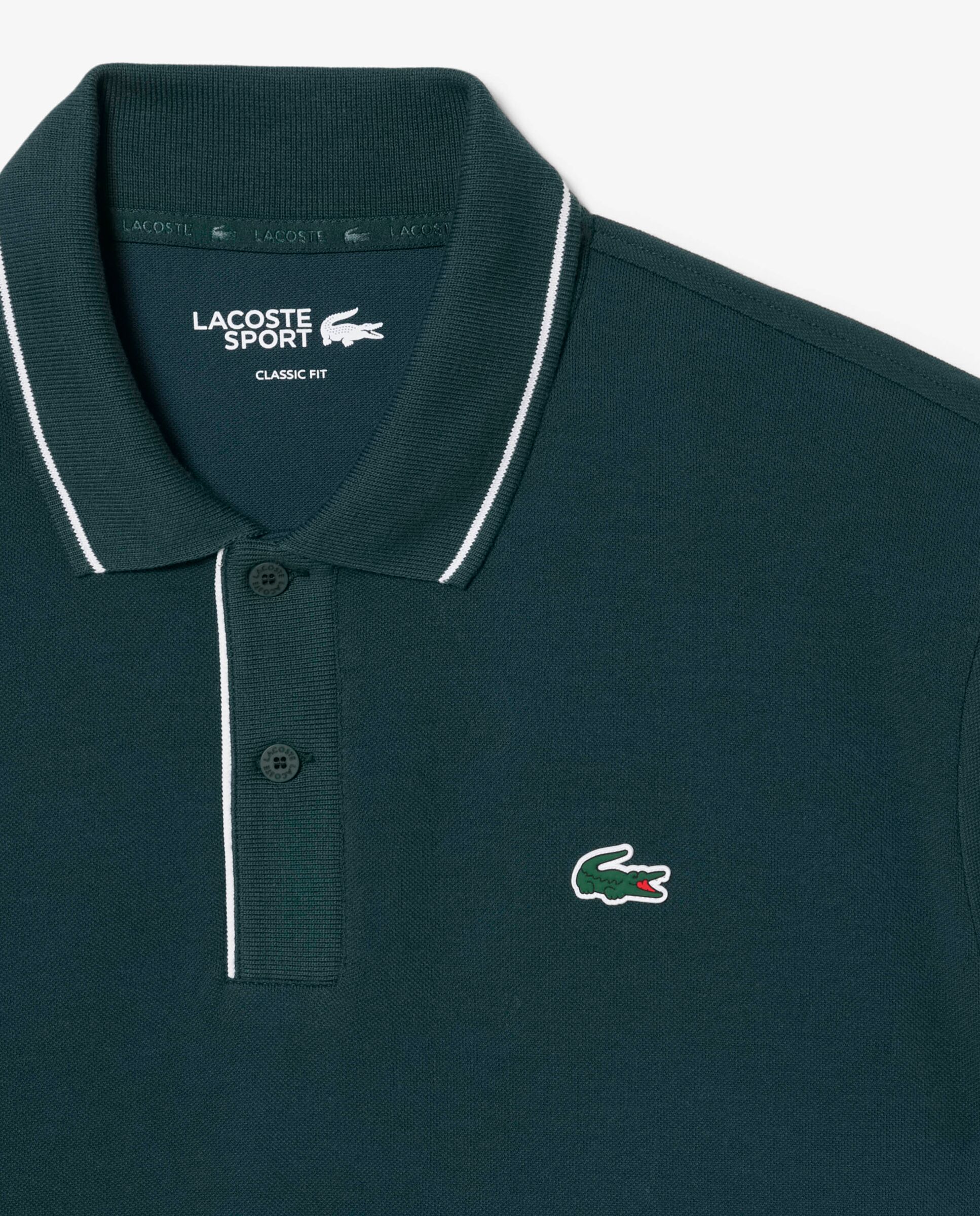 Polo de golf de minipiqué termorregulador de hombre Lacoste - Verde Verde-5