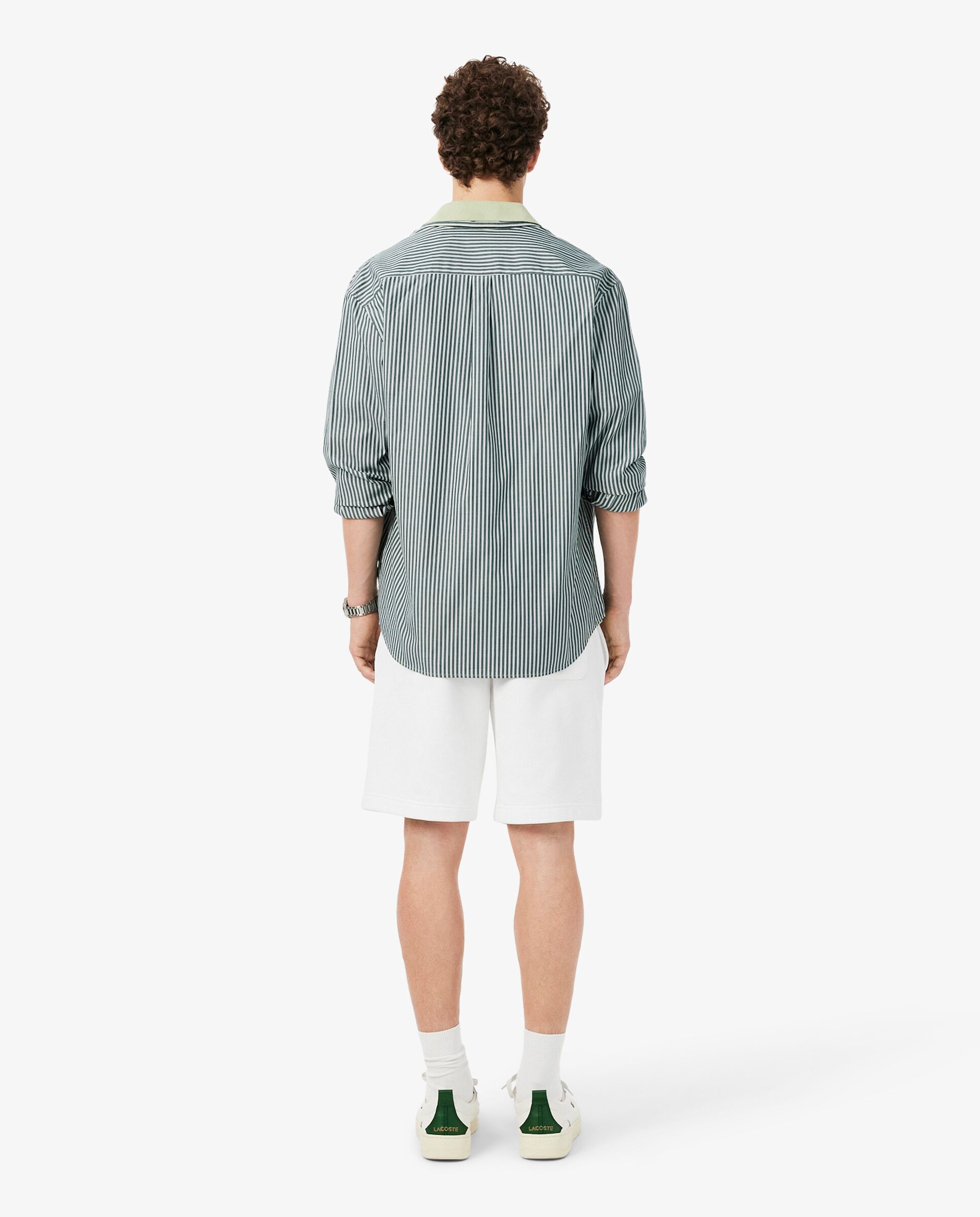 Bermudas de hombre corto de felpa en - Lacoste - Blanco Blanco-2
