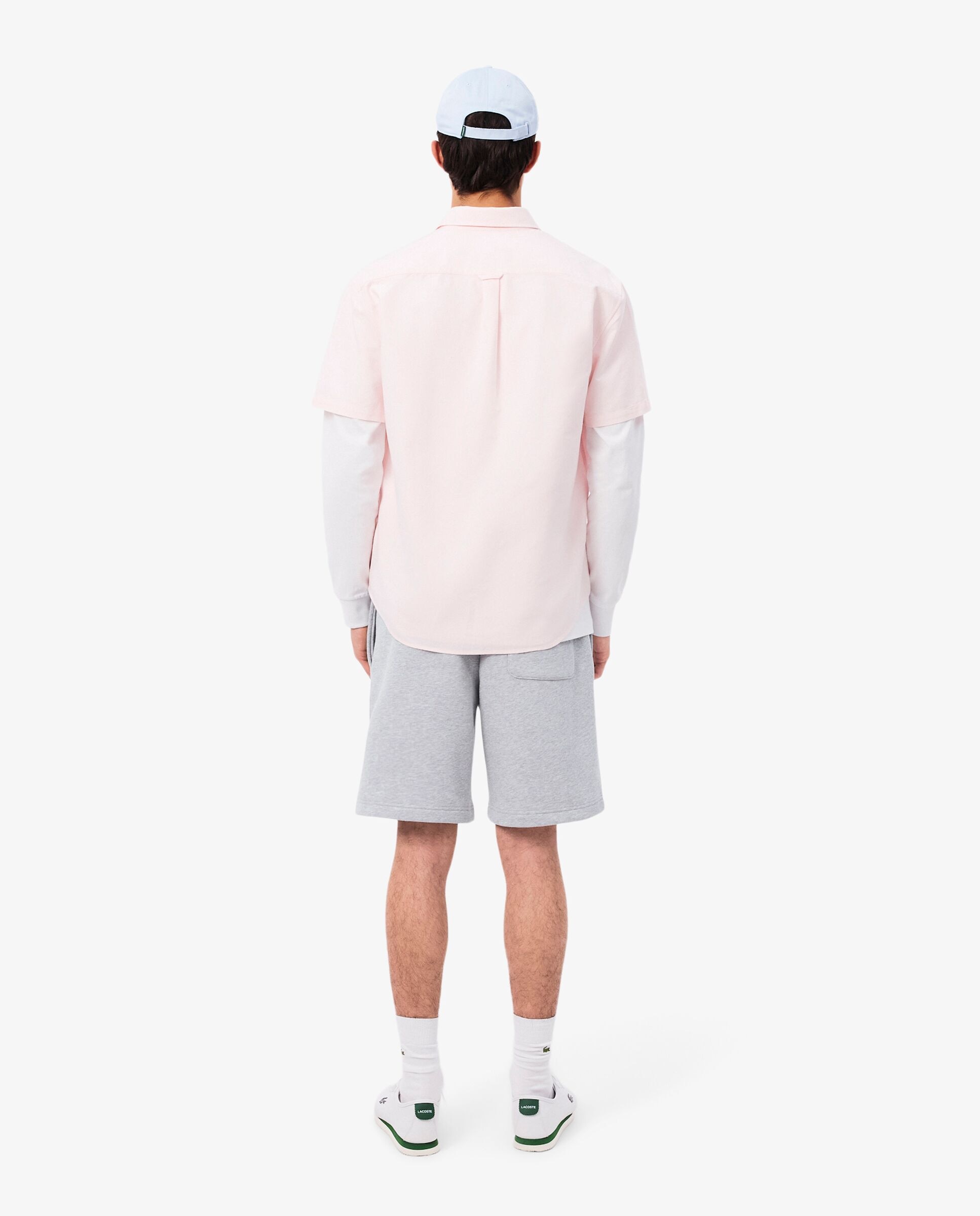 Bermudas de hombre corto de felpa en blanco - Lacoste - Gris oscuro Gris oscuro-2