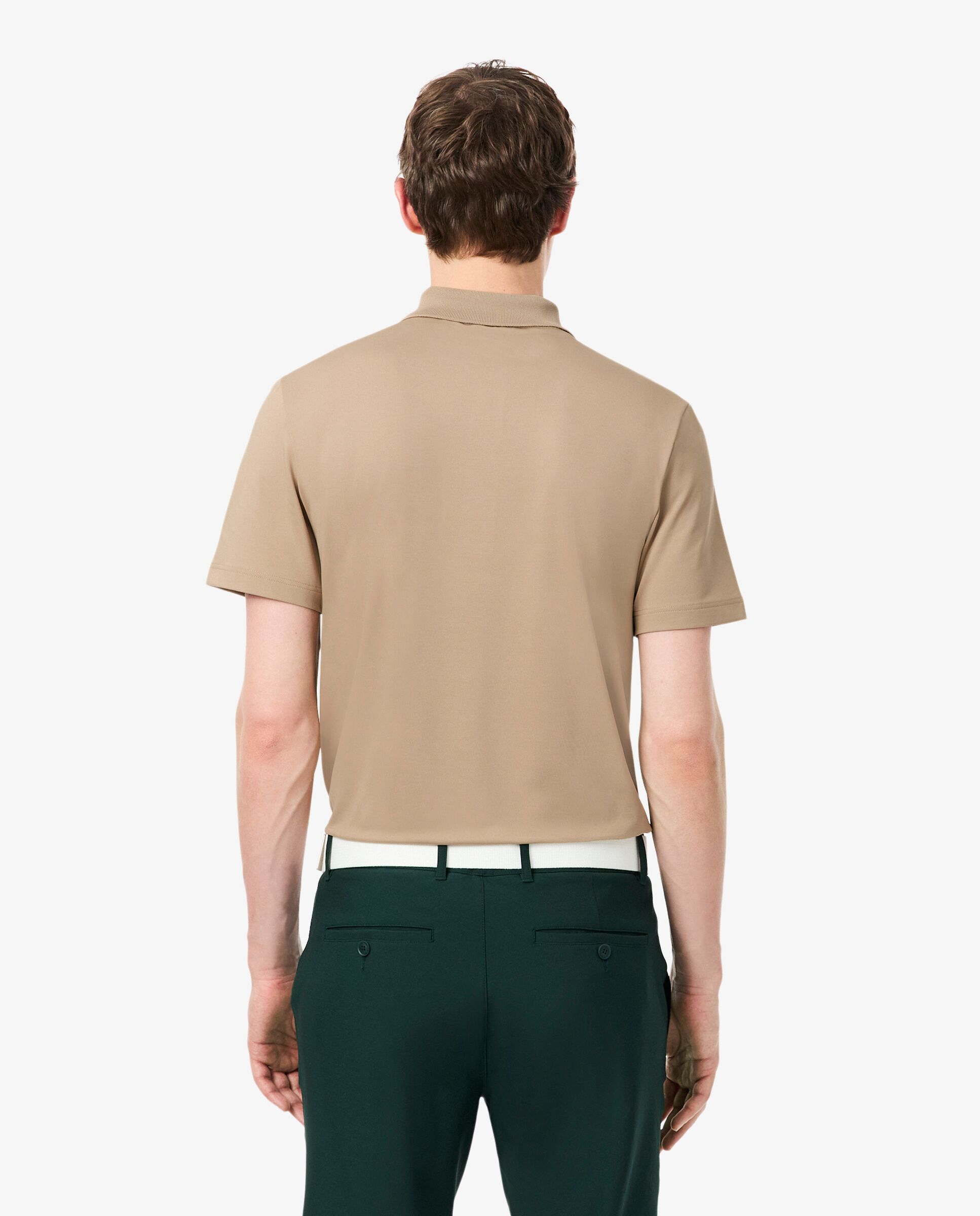 Polo de golf elástico de hombre Ultra-Dry Lacoste - Beige Beige-2