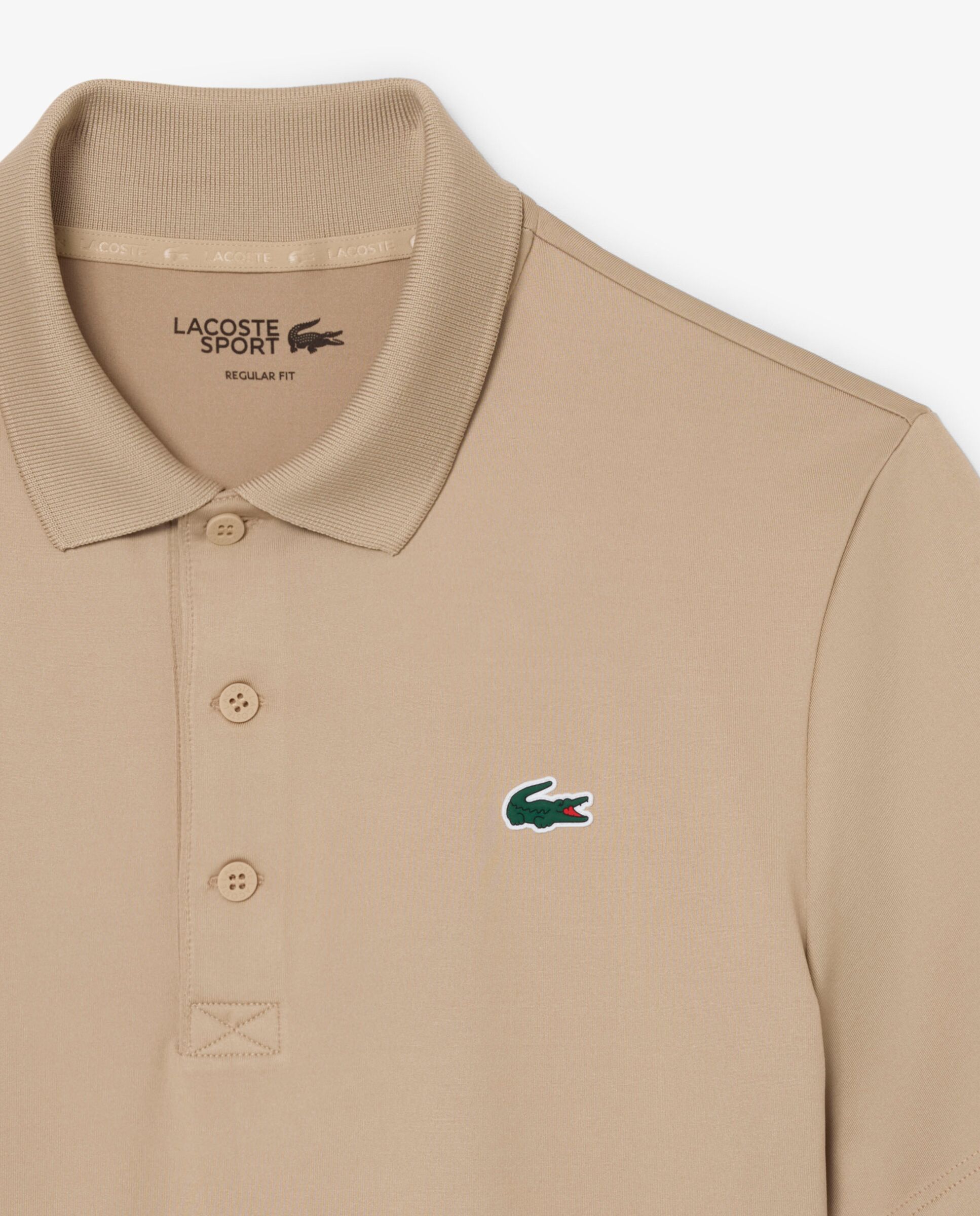 Polo de golf elástico de hombre Ultra-Dry Lacoste - Beige Beige-5
