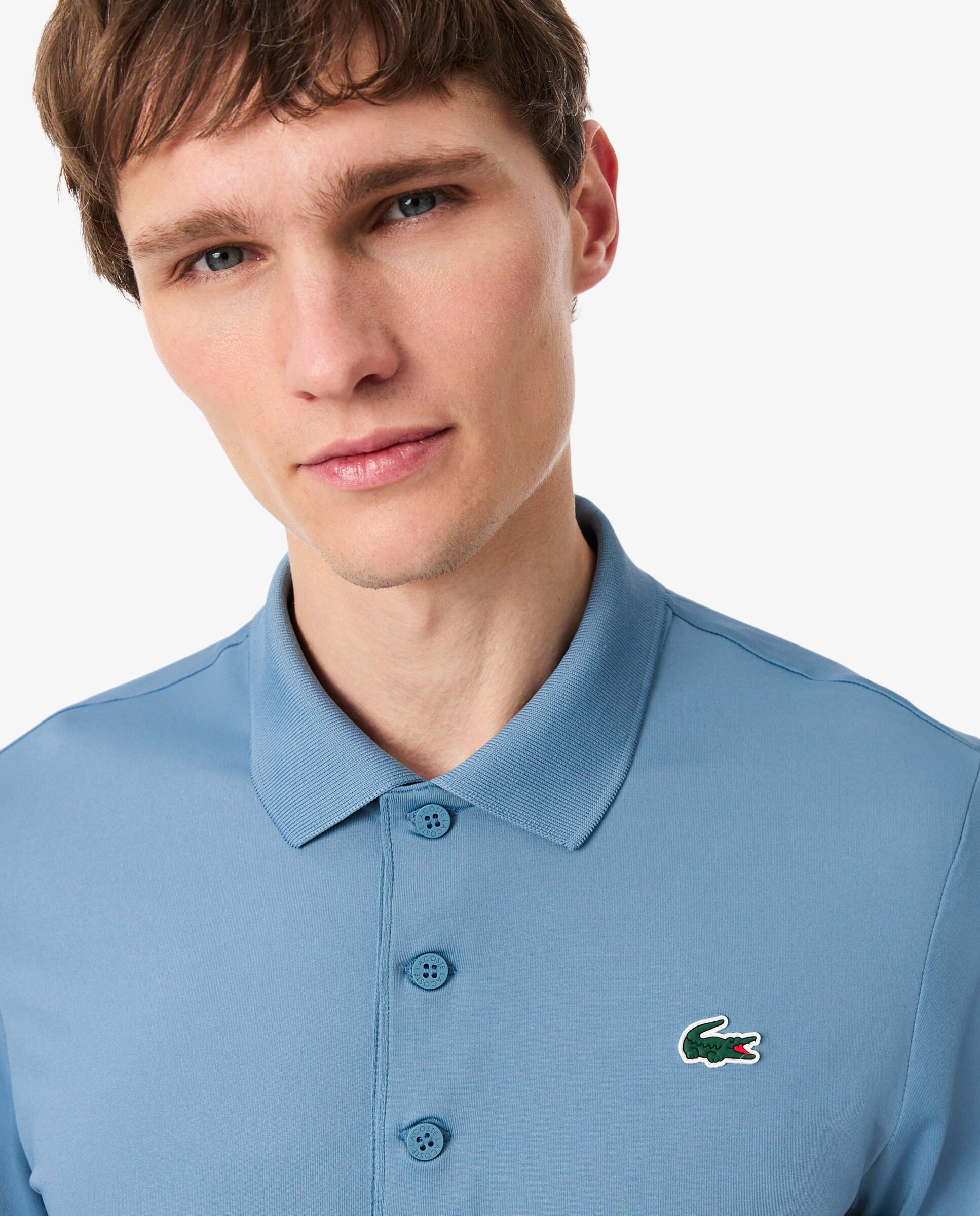 Polo de golf elástico de hombre Ultra-Dry Lacoste - Azul anticuario Azul anticuario-3