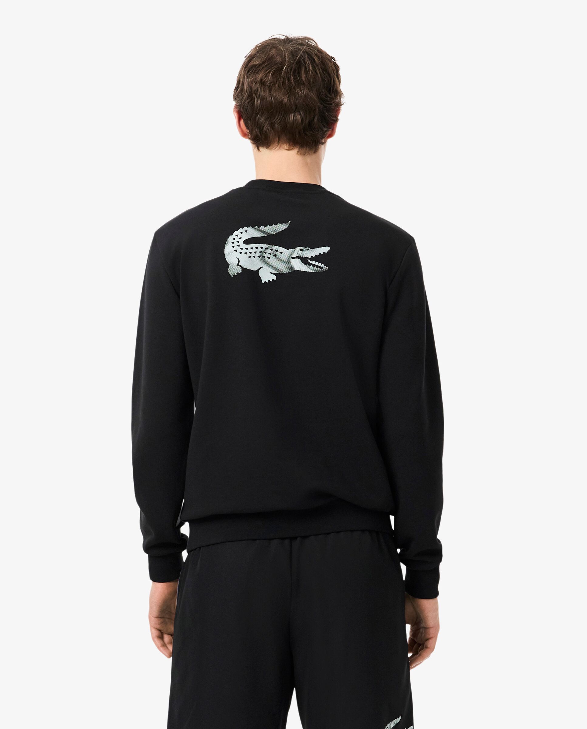 Sudadera de hombre deportiva con bloques de color en - Lacoste - Negro Negro-2