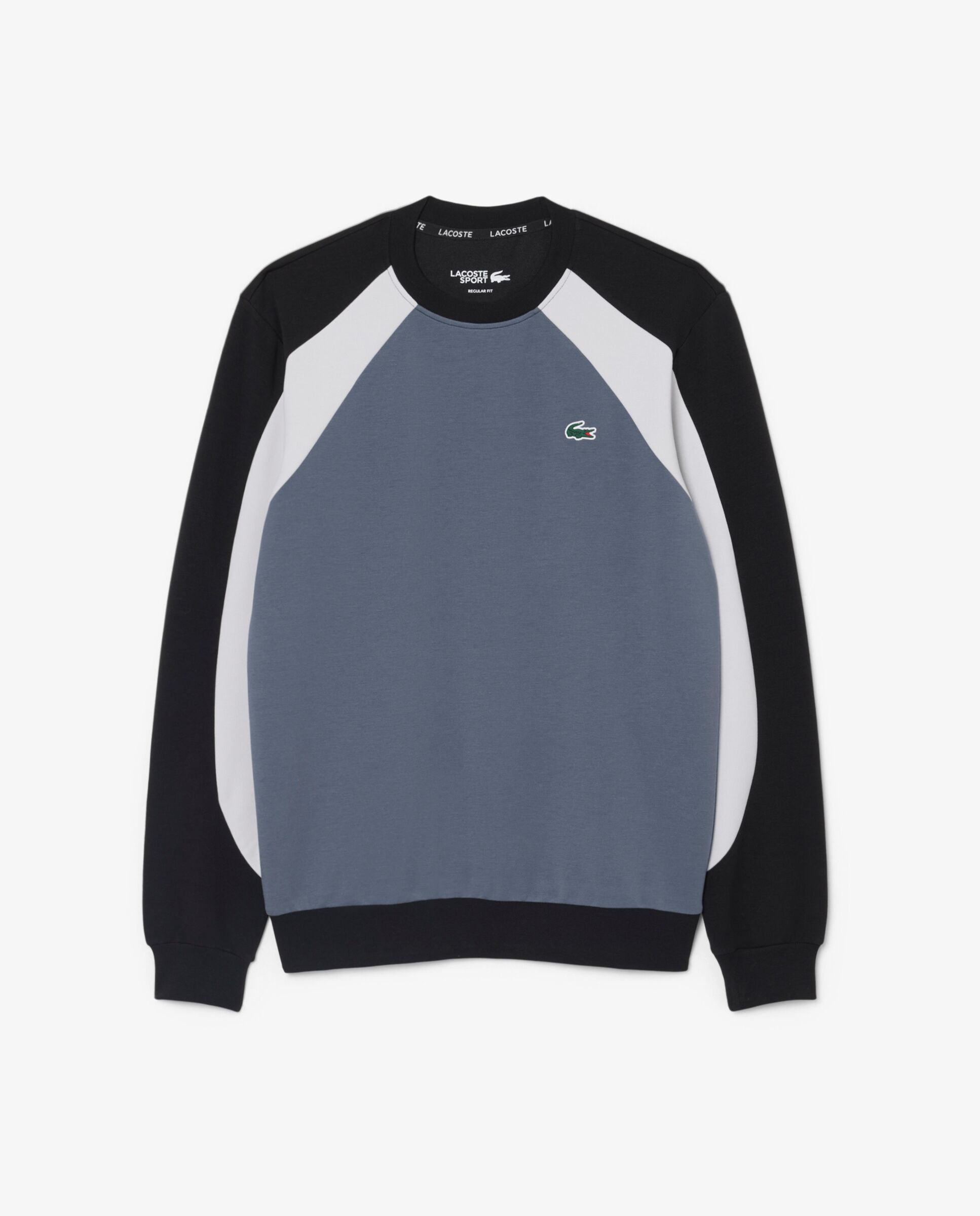 Sudadera de hombre deportiva con bloques de color en - Lacoste - Negro Negro-6
