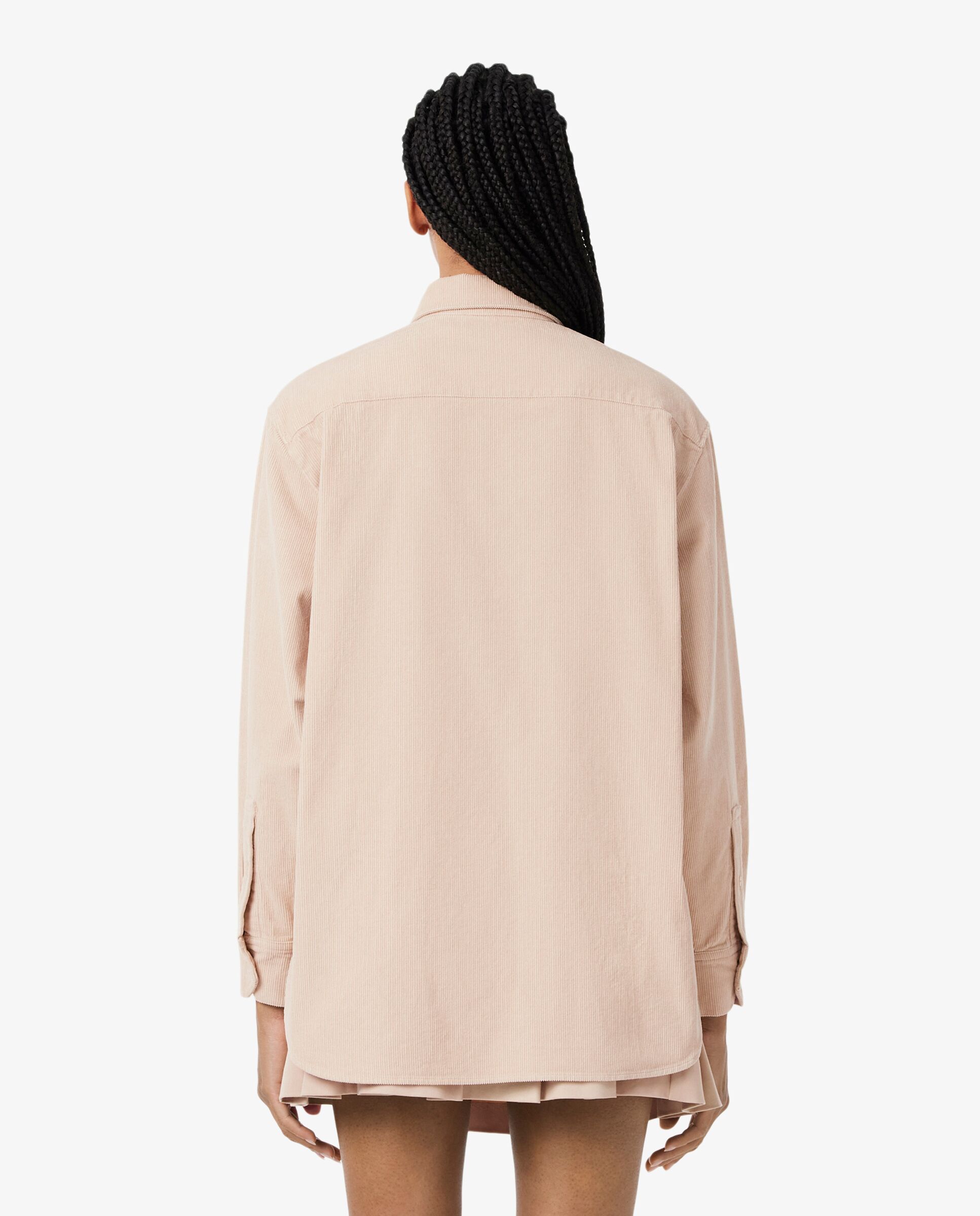 Sobrecamisa de mujer de pana de manga larga - Lacoste - Beige Beige-2