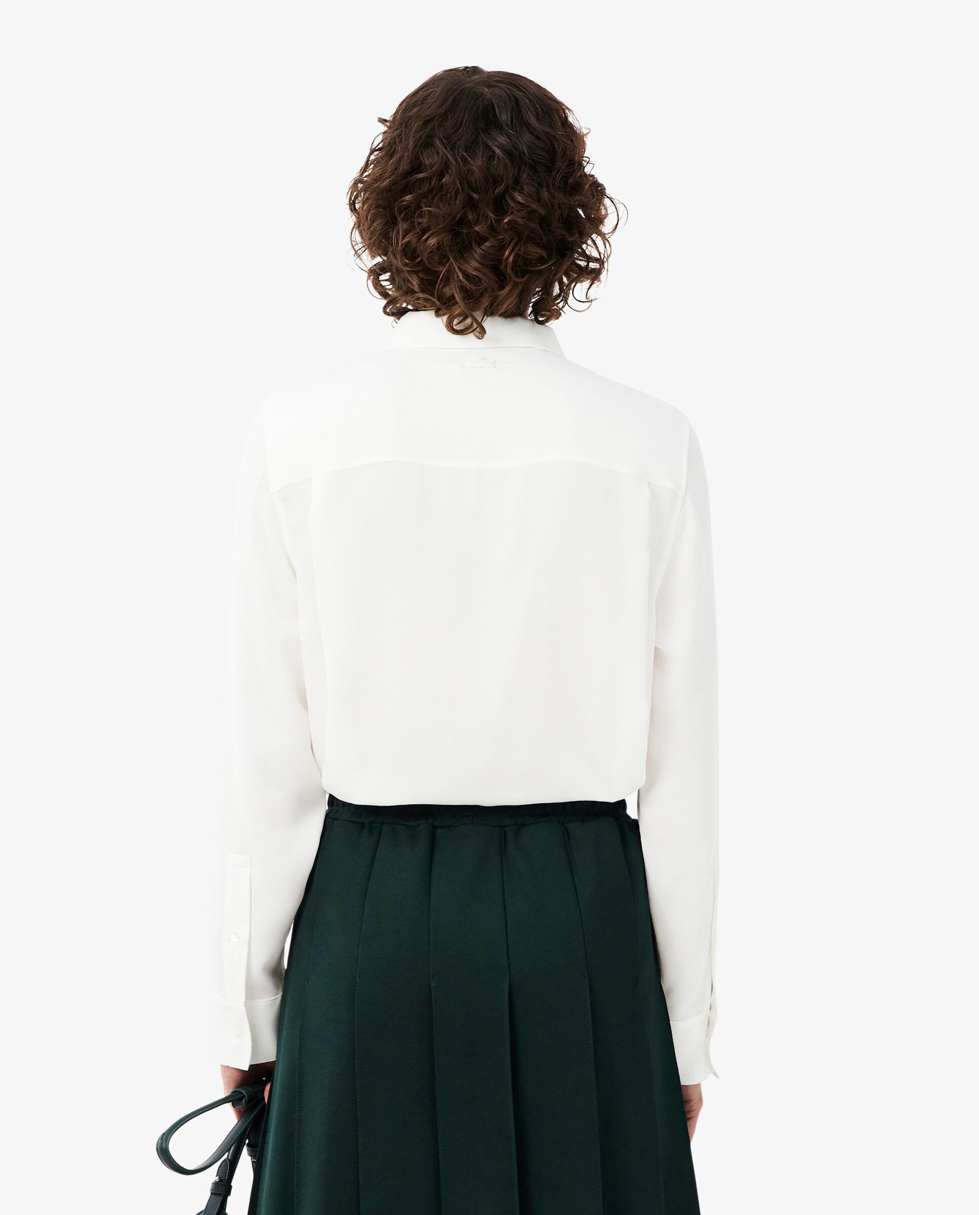 En rosa de manga larga - Lacoste - Blanco Blanco-2