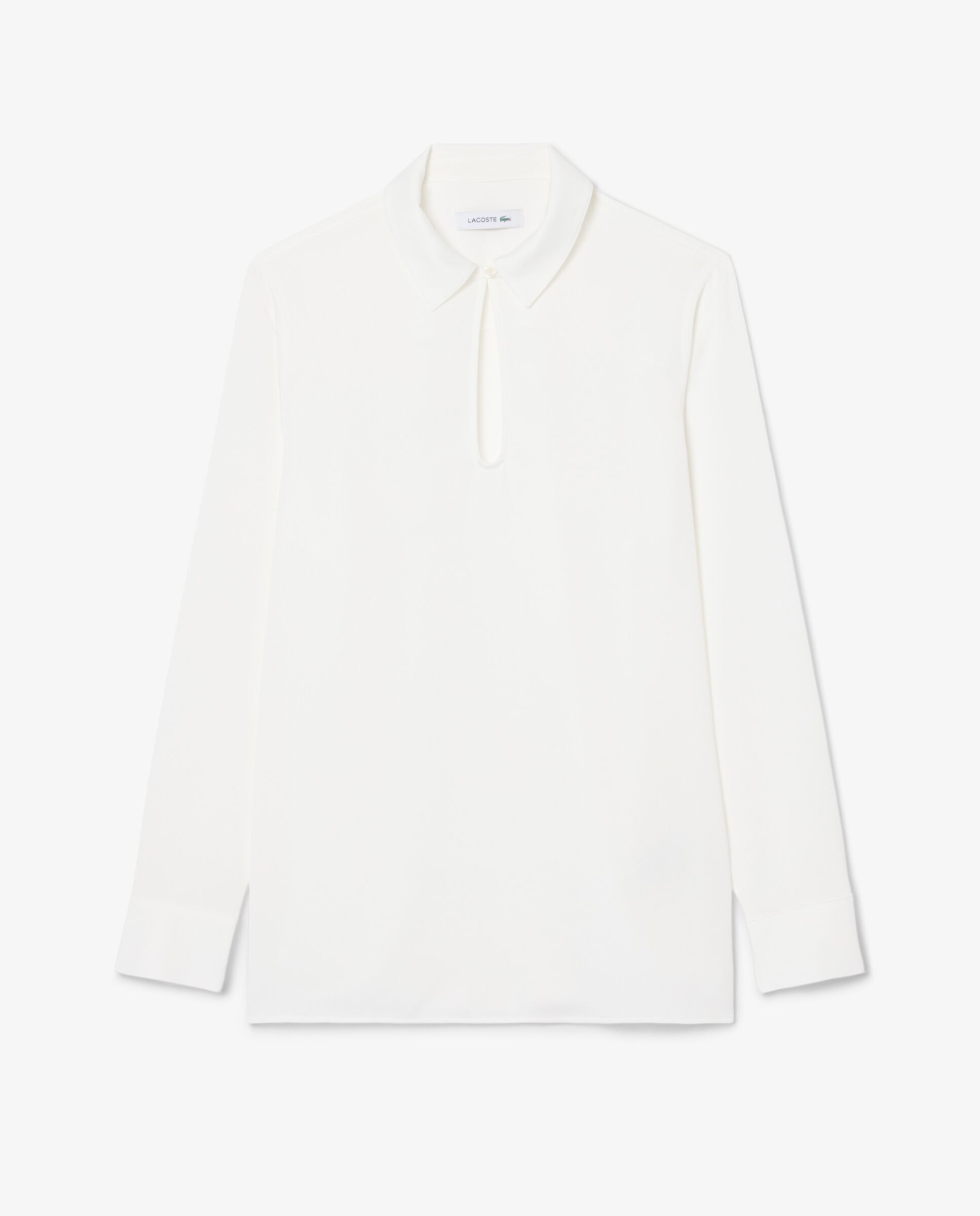 En rosa de manga larga - Lacoste - Blanco Blanco-6