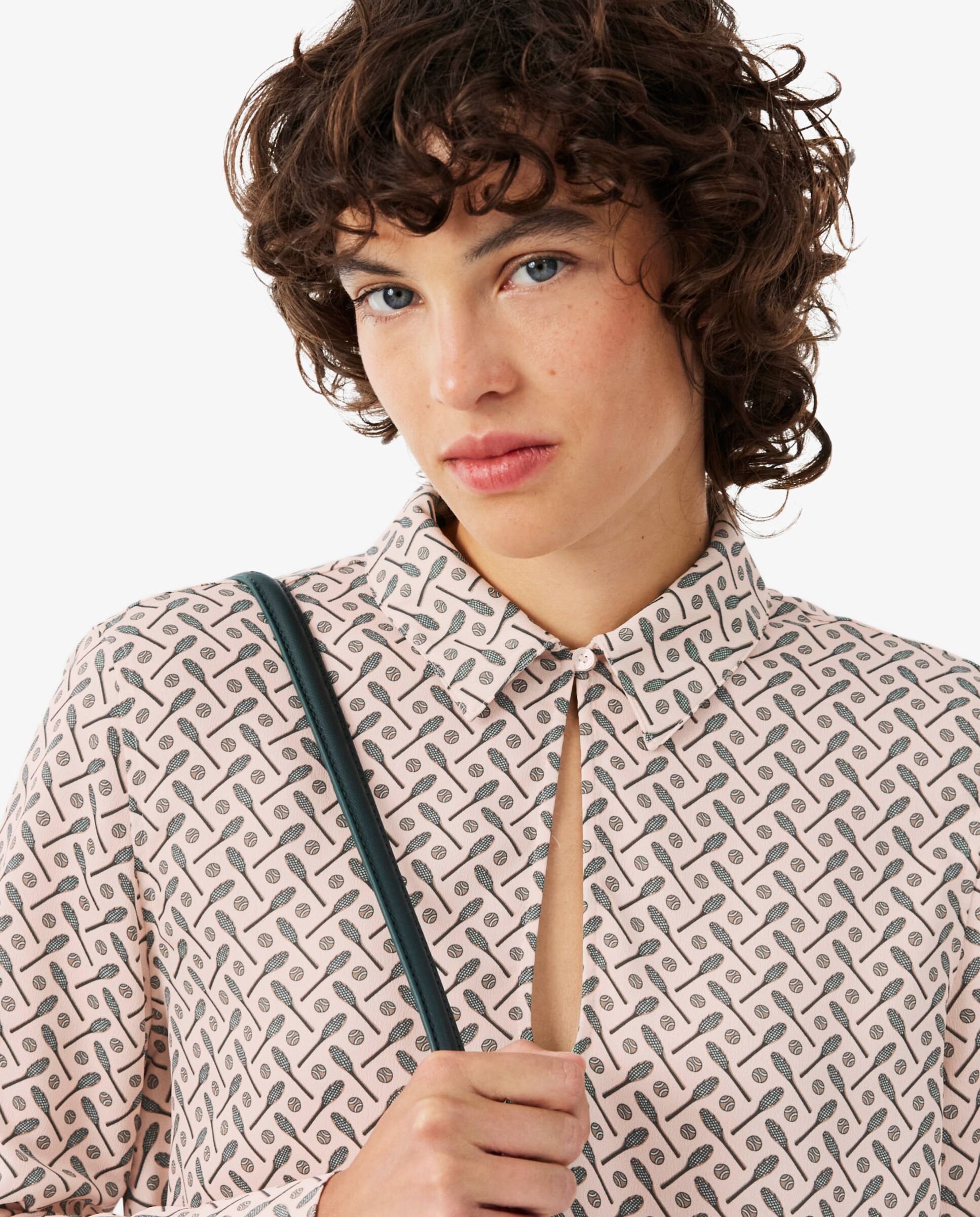 En rosa de manga larga - Lacoste - Rosa Rosa-3