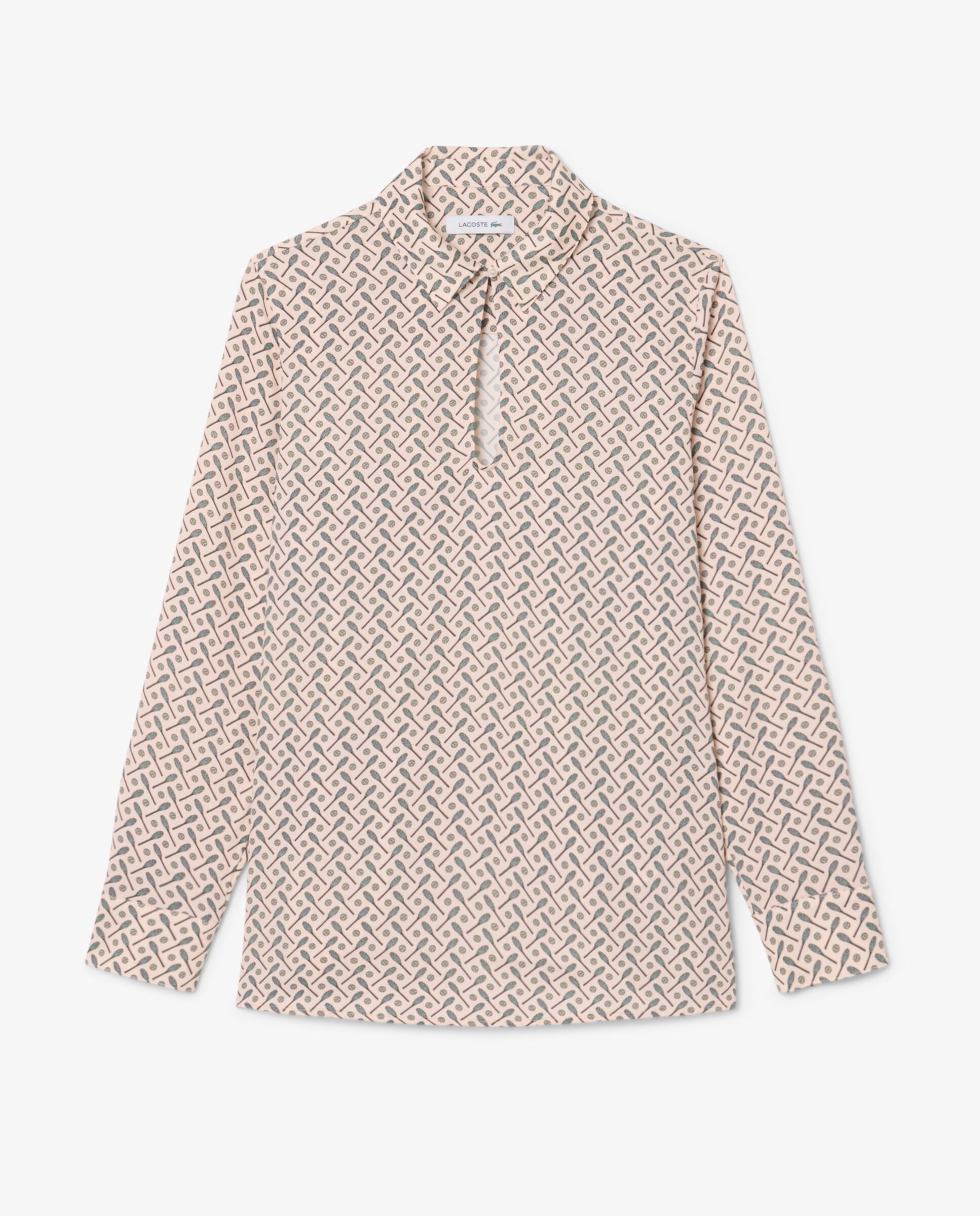 En rosa de manga larga - Lacoste - Rosa Rosa-6