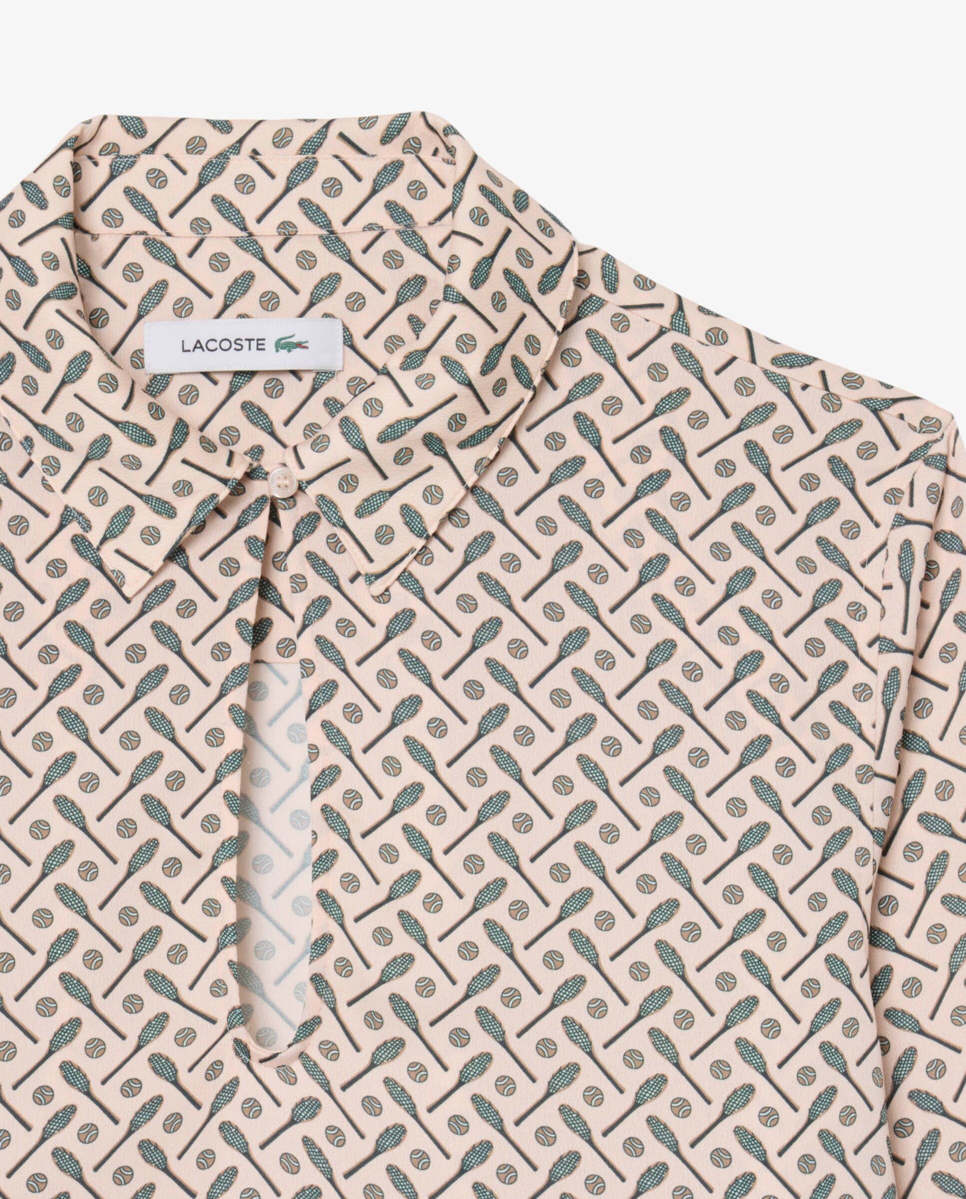 En rosa de manga larga - Lacoste - Rosa Rosa-5