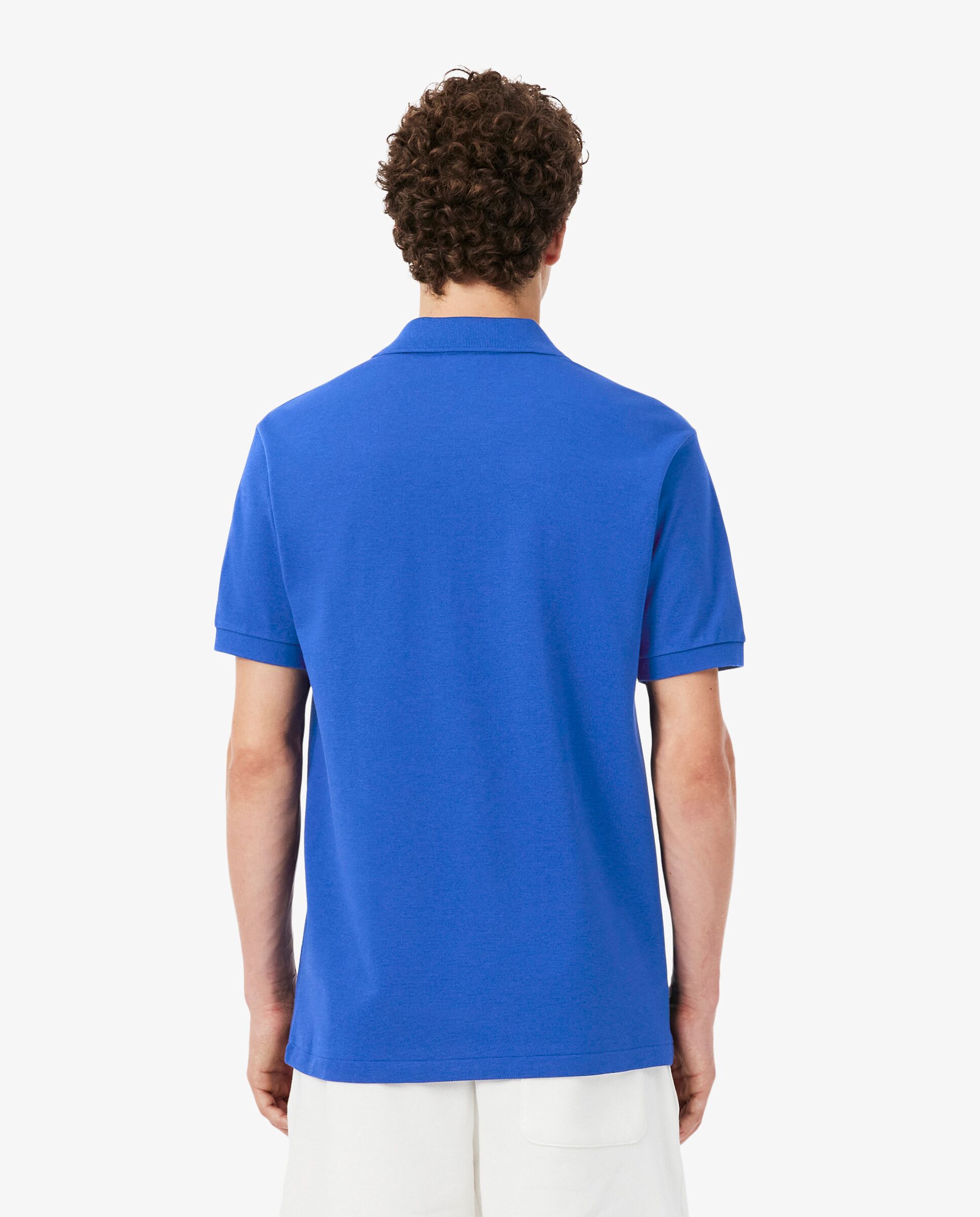 Polo de hombre jaspeado de corte clásico de manga corta - Lacoste - Azul Océano Azul Océano-2