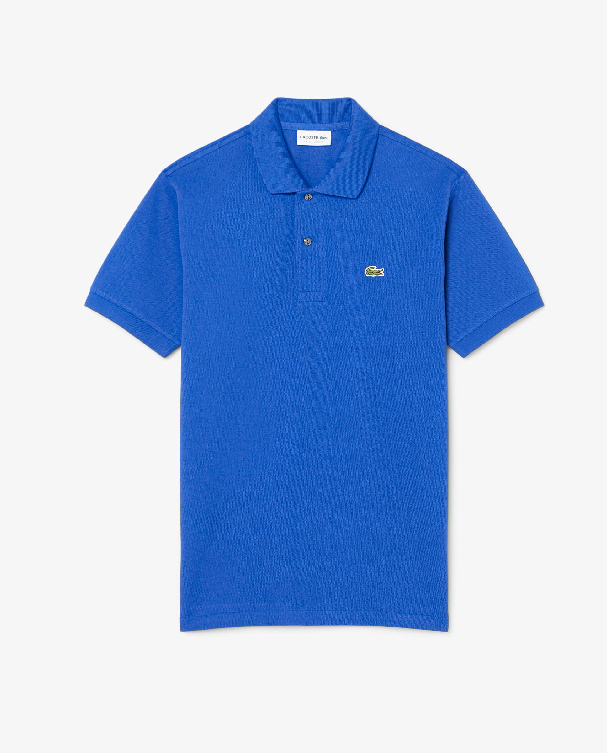Polo de hombre jaspeado de corte clásico de manga corta - Lacoste - Azul Océano Azul Océano-6