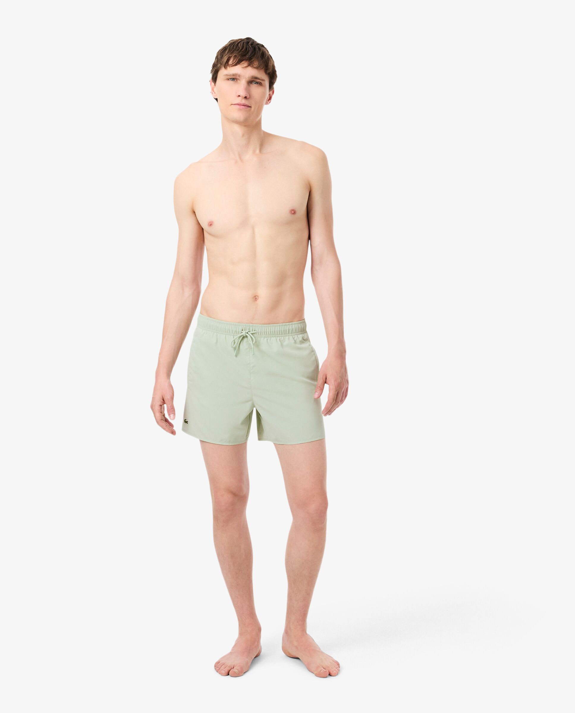 Bañadores boxer de hombre de poliéster - Lacoste - Verde Verde-1