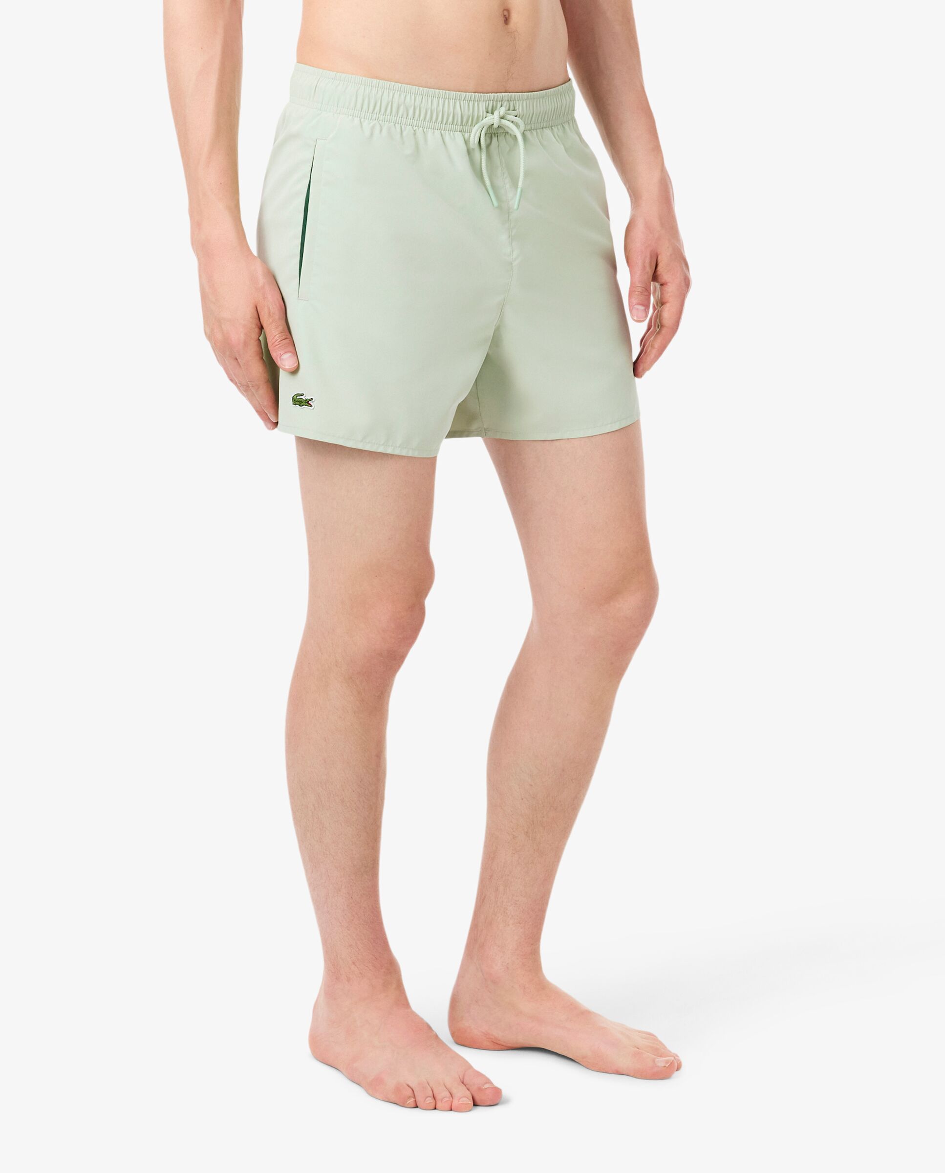 Bañadores boxer de hombre de poliéster - Lacoste - Verde Verde-3