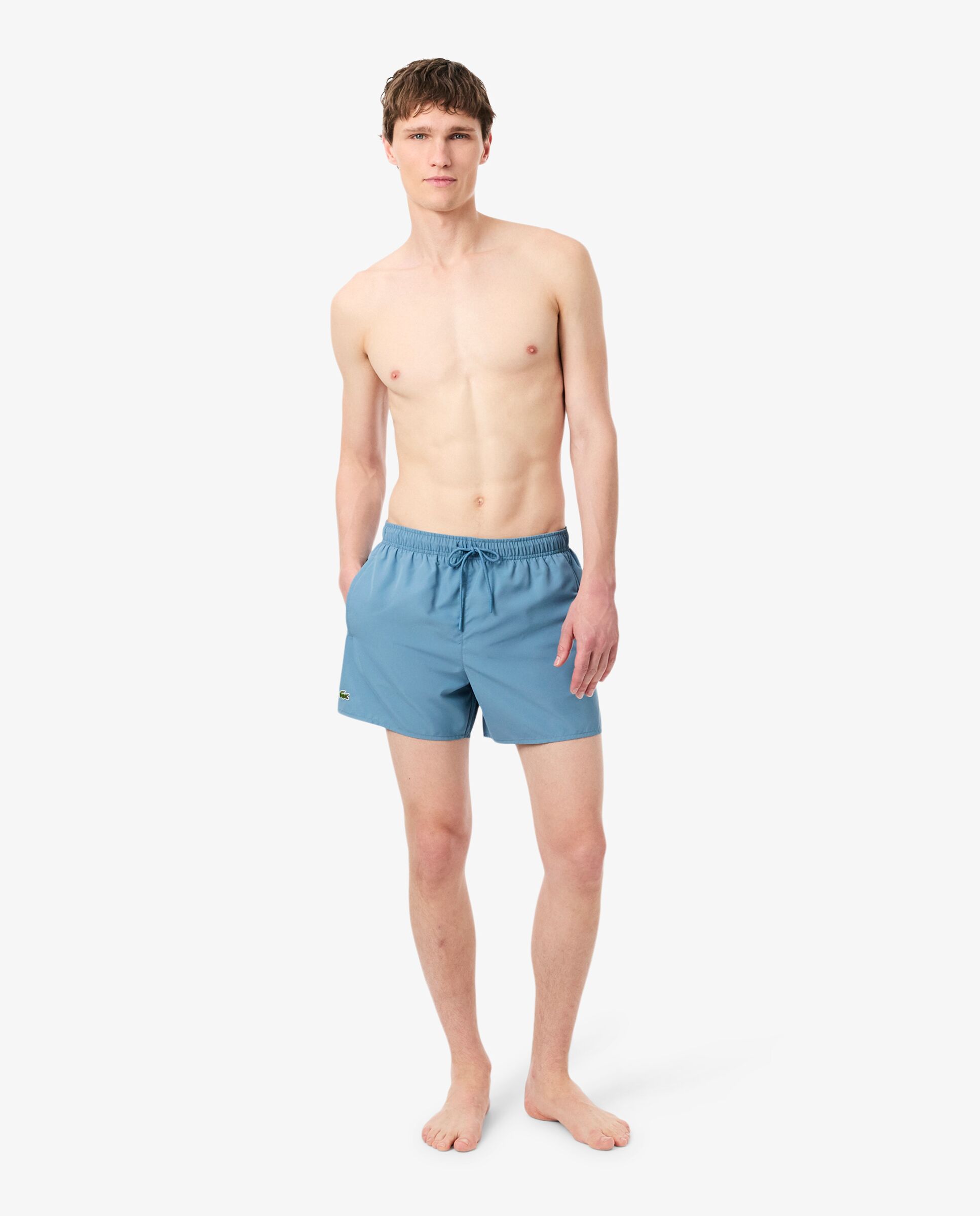 Bañadores boxer de hombre de poliéster - Lacoste - Azul Azul-1