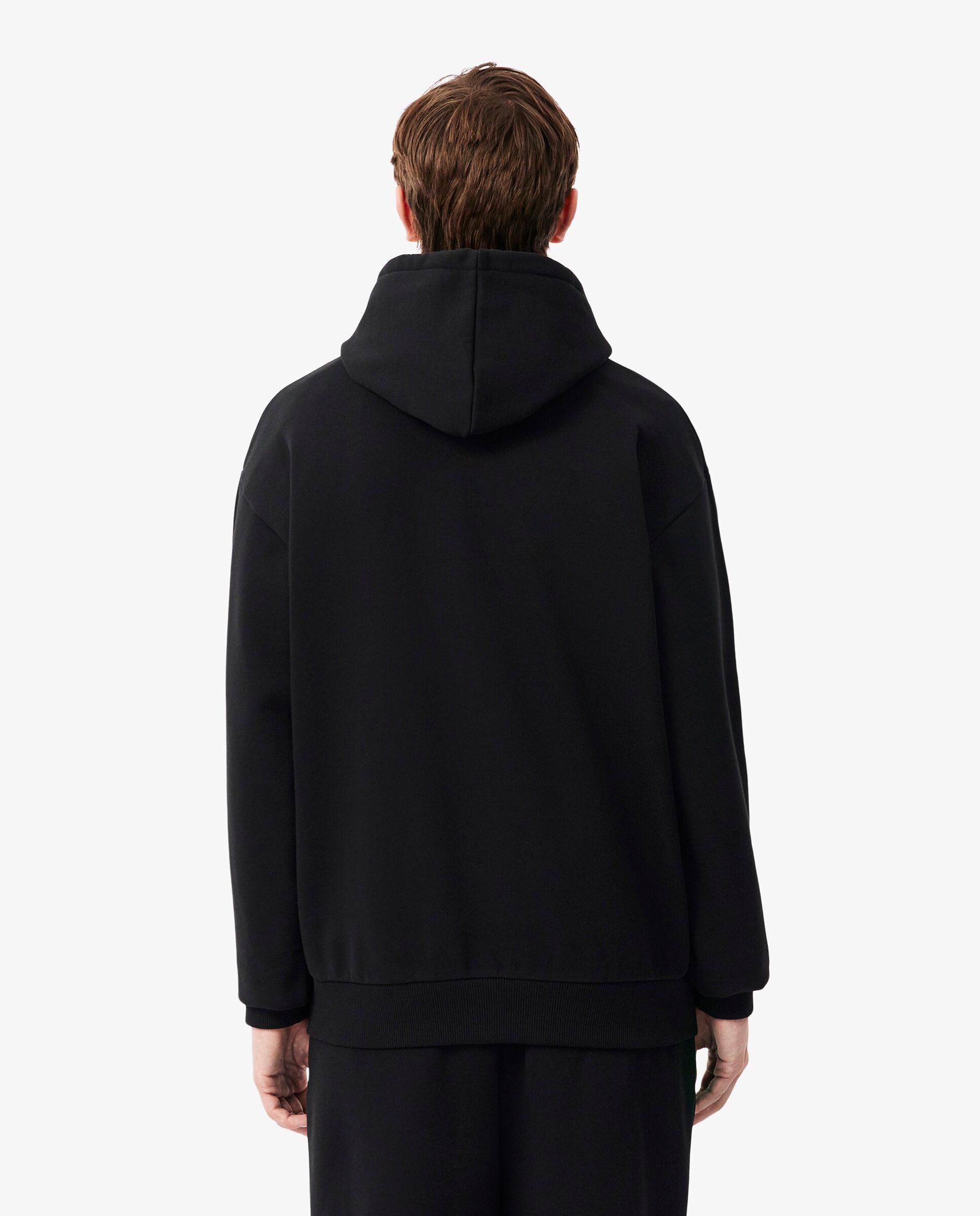 Sudadera de hombre con capucha de felpa en - Lacoste - Negro Negro-2