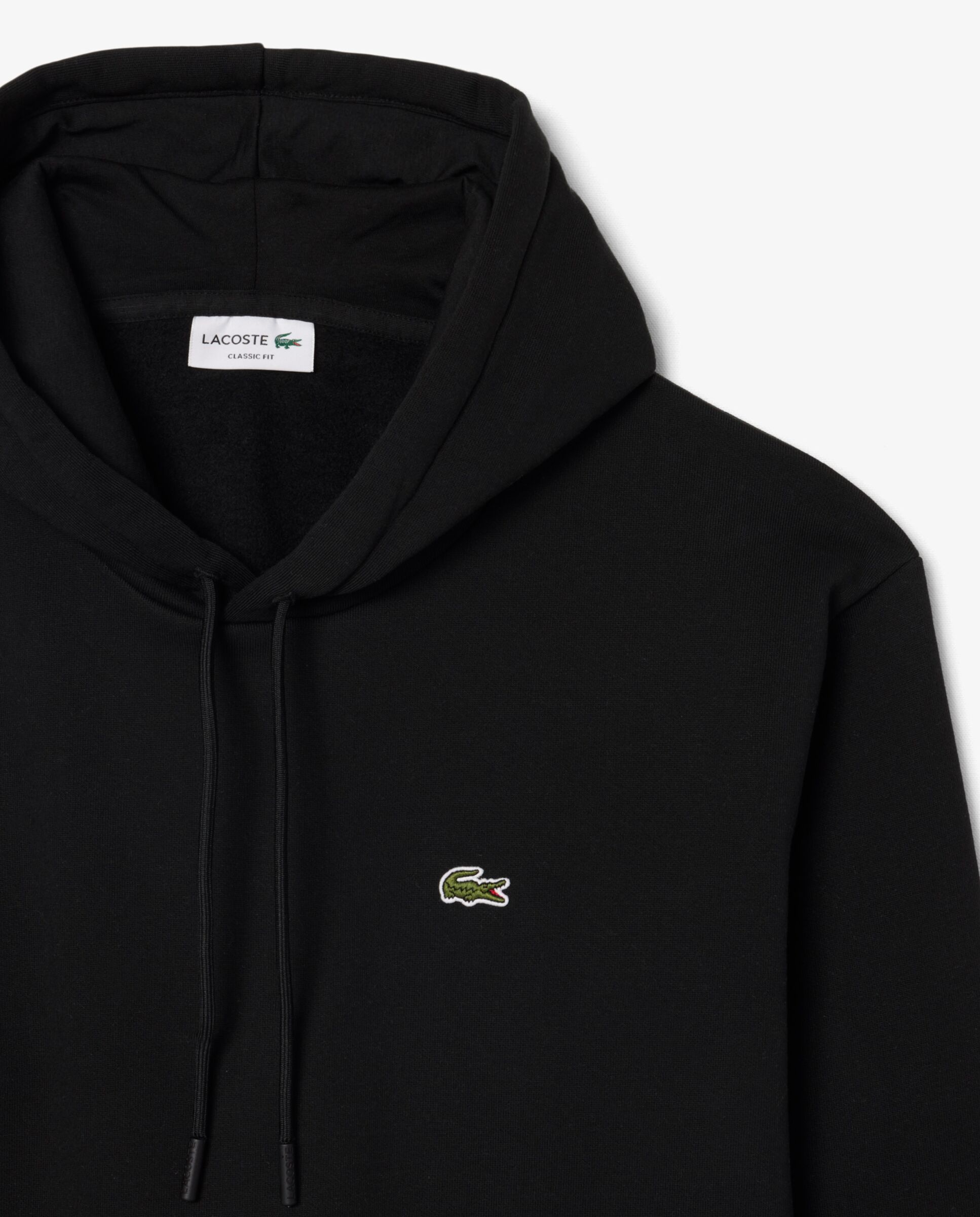 Sudadera de hombre con capucha de felpa en - Lacoste - Negro Negro-5