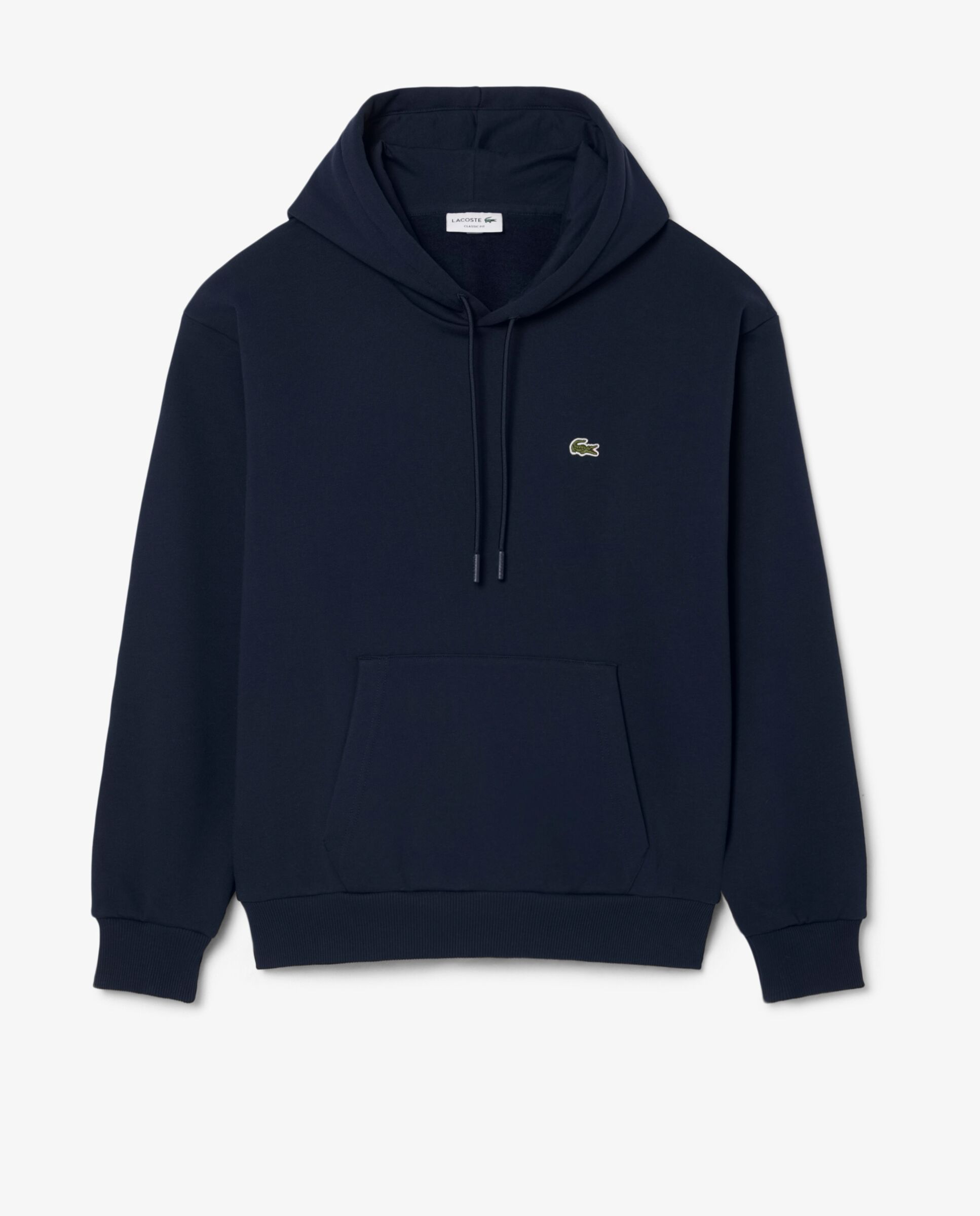Lacoste - Sudadera de hombre con capucha de felpa en azul.
