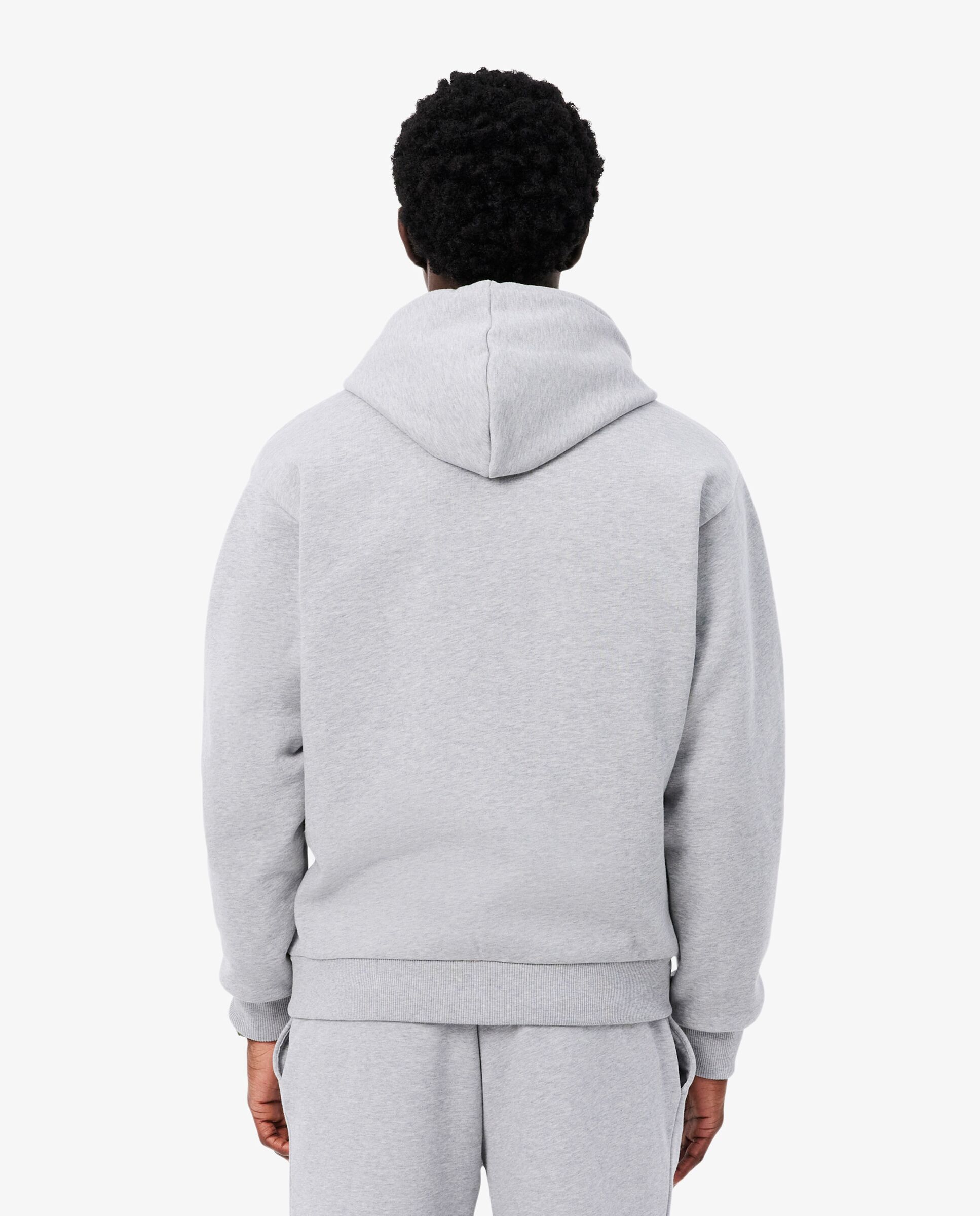 Sudadera de hombre con capucha de felpa en negro - Lacoste - Gris oscuro Gris oscuro-2
