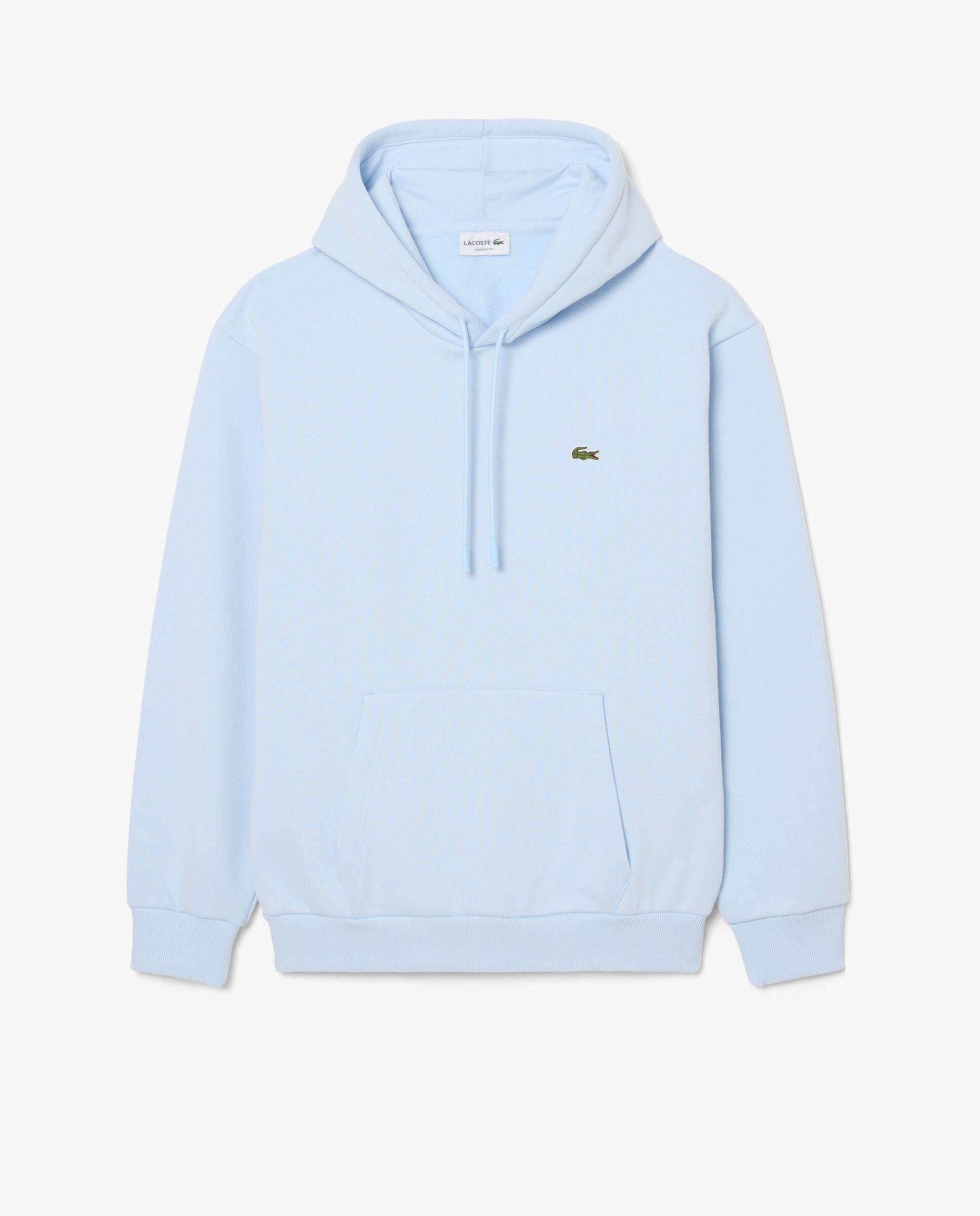Sudadera de hombre con capucha de felpa en negro - Lacoste - Azul claro Azul claro-6