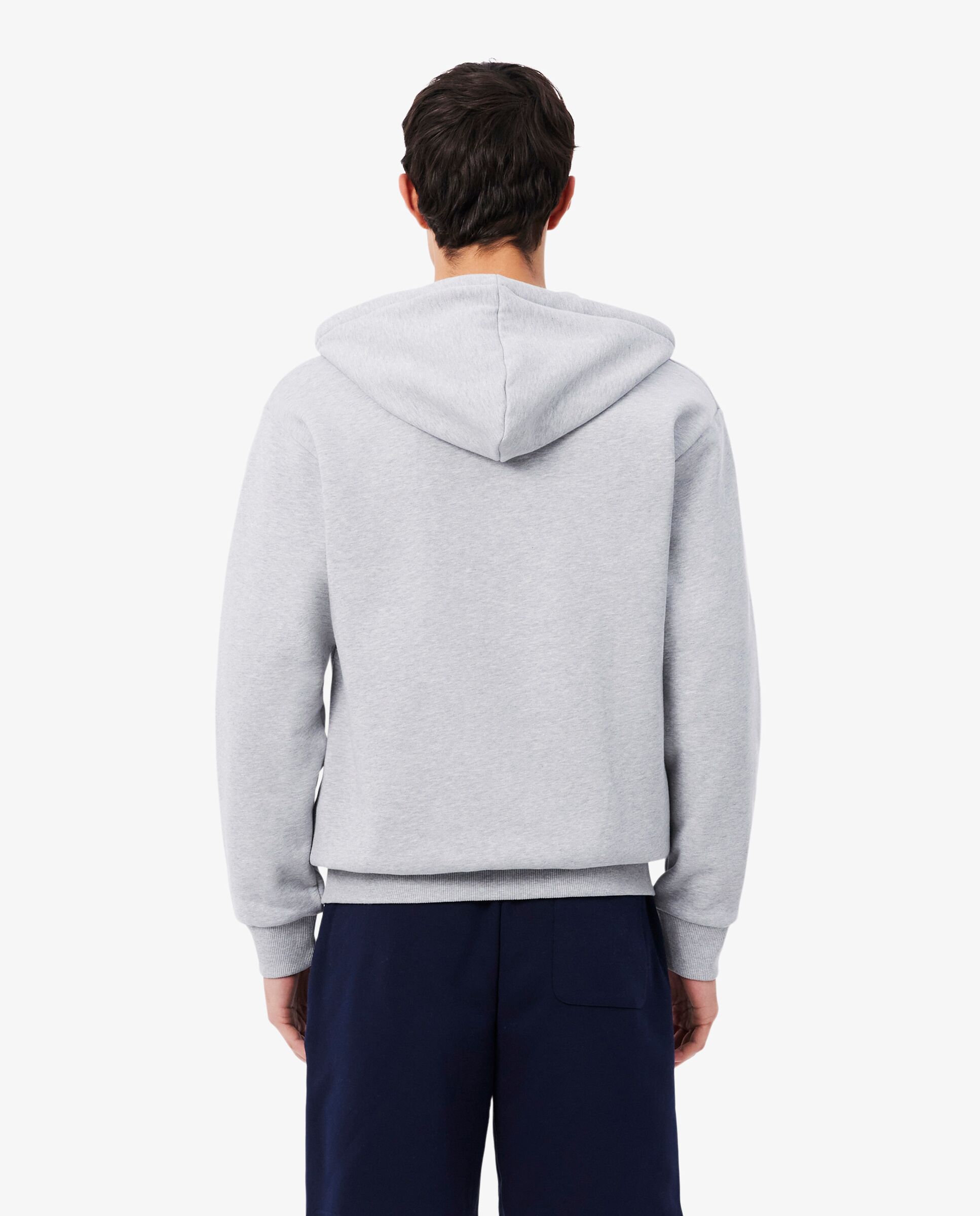 Sudadera de hombre con capucha de felpa en marrón - Lacoste - Gris oscuro Gris oscuro-2