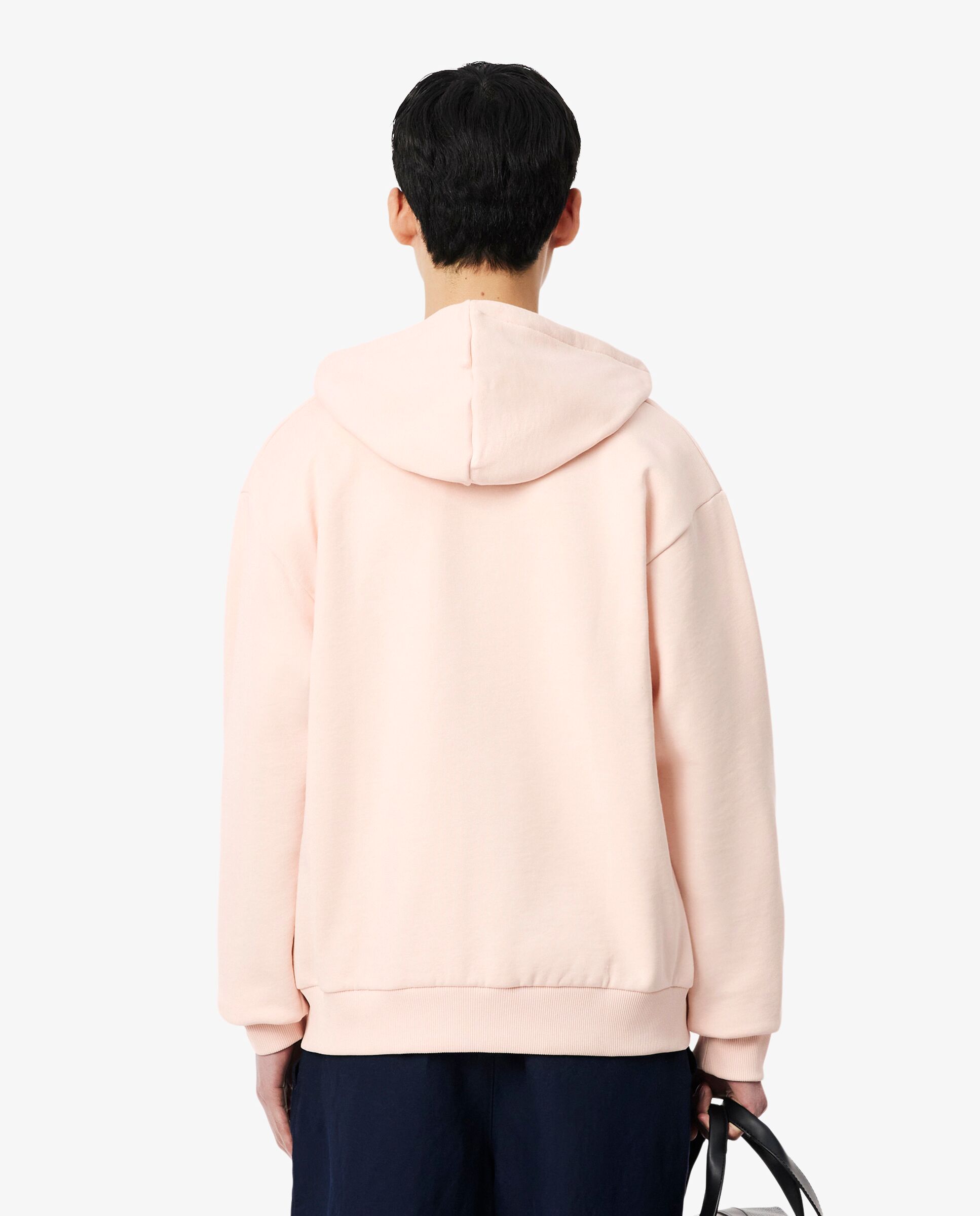 Sudadera de hombre con capucha de felpa en marrón - Lacoste - Rosa Rosa-2