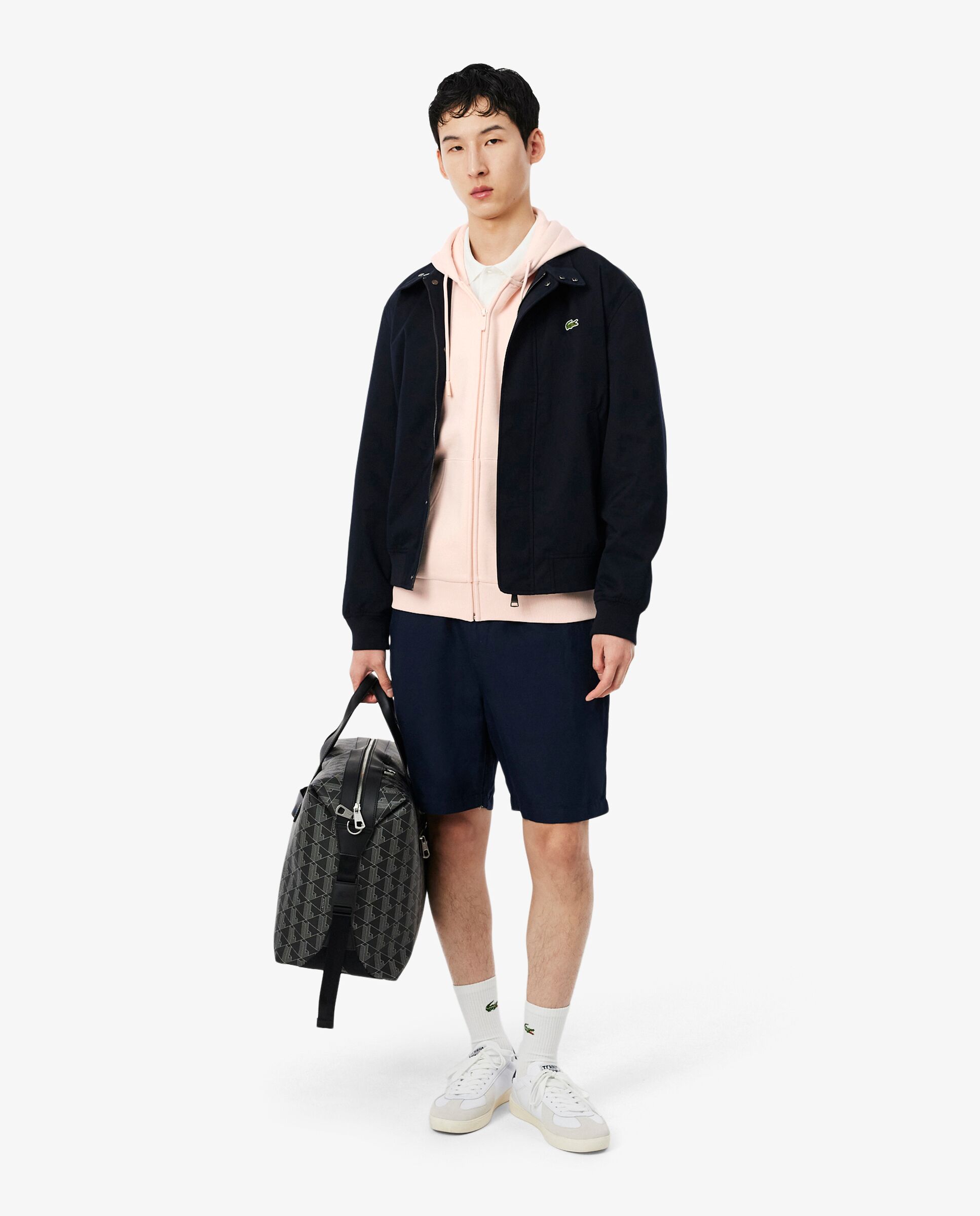 Sudadera de hombre con capucha de felpa en marrón - Lacoste - Rosa Rosa-4