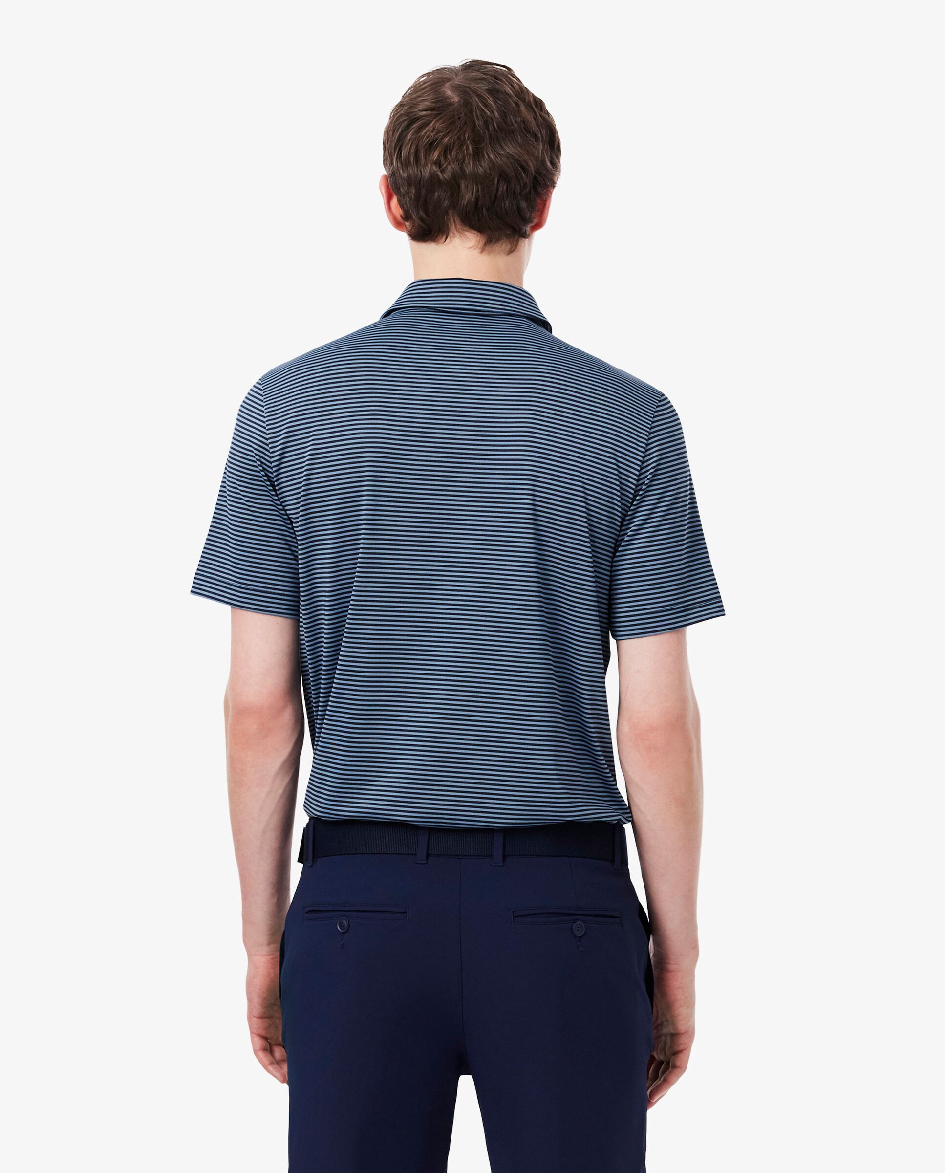 Polo de golf de rayas de hombre de corte regular Ultra Dry Lacoste - Azul oscuro Azul oscuro-2