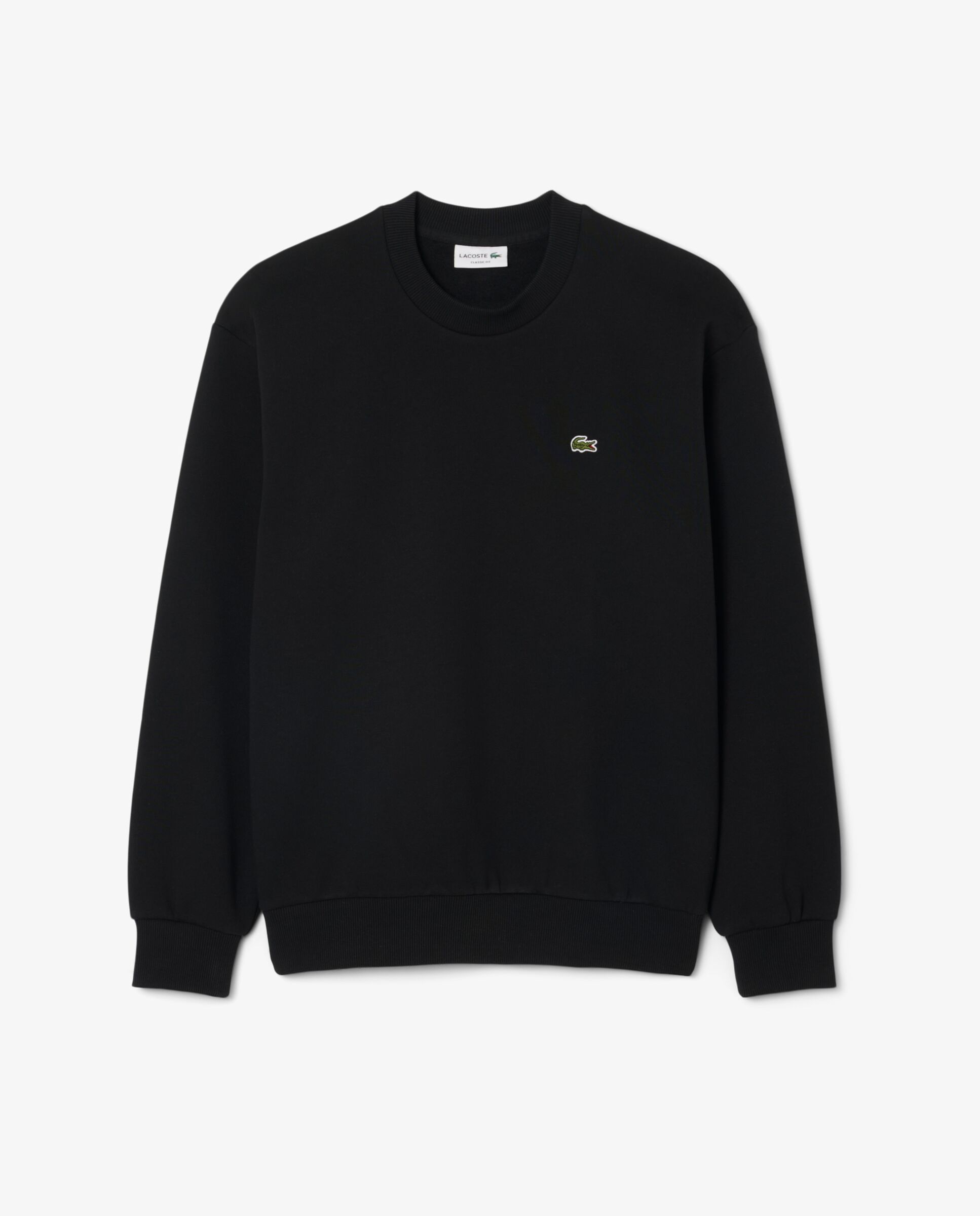 Sudadera de hombre de felpa de algodón en - Lacoste - Negro Negro-6
