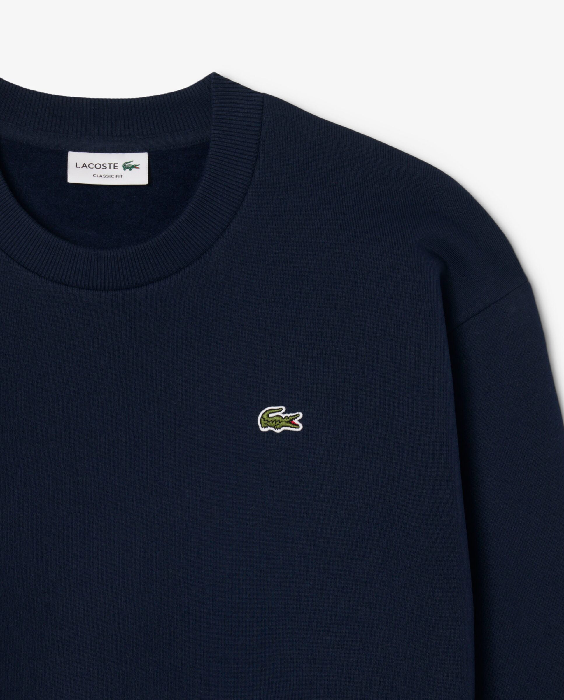 Sudadera de hombre de felpa de algodón en azul - Lacoste - Azul marino Azul marino-5