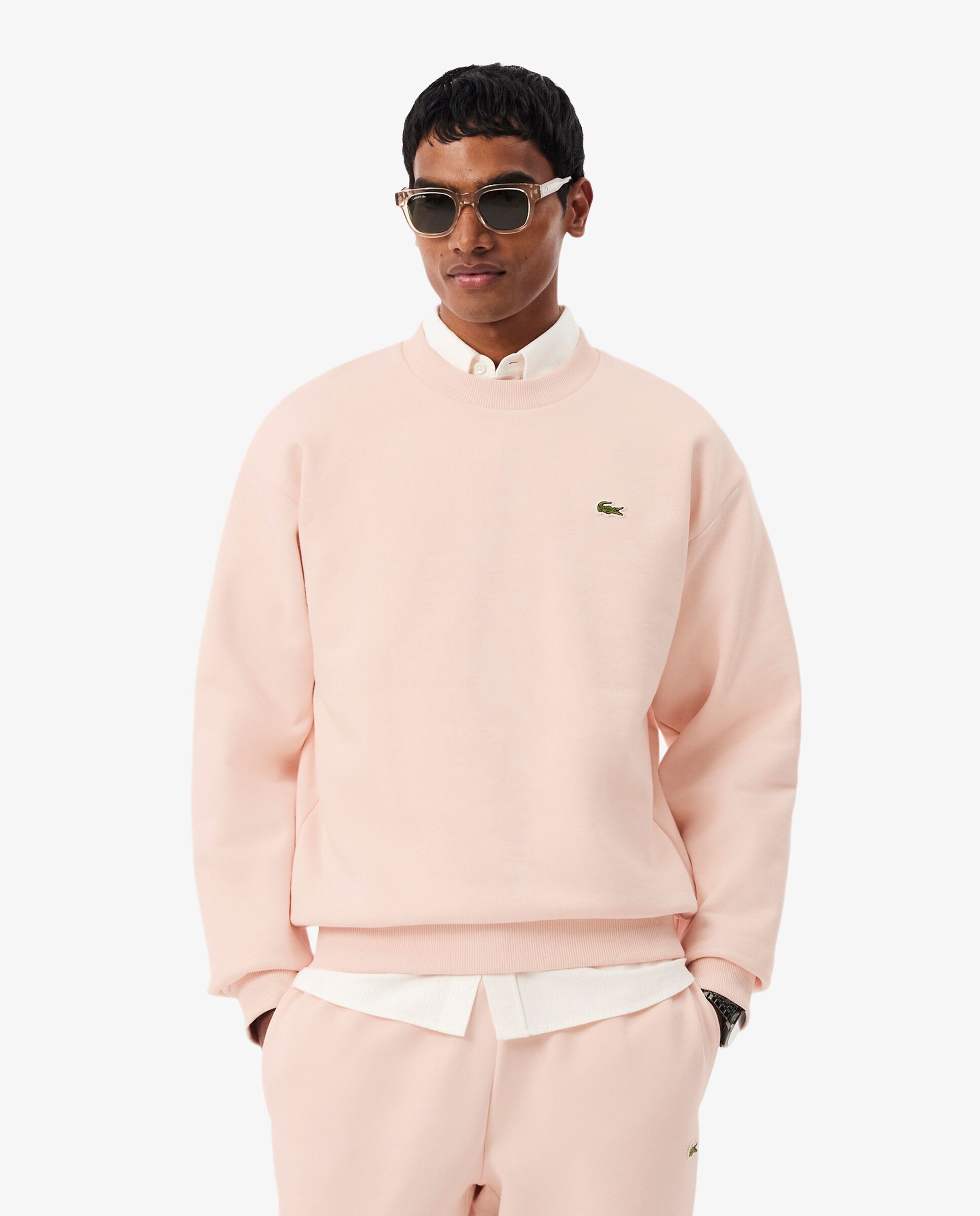 Imagen 0 de Sudadera de hombre de felpa de algodón en azul Rosa