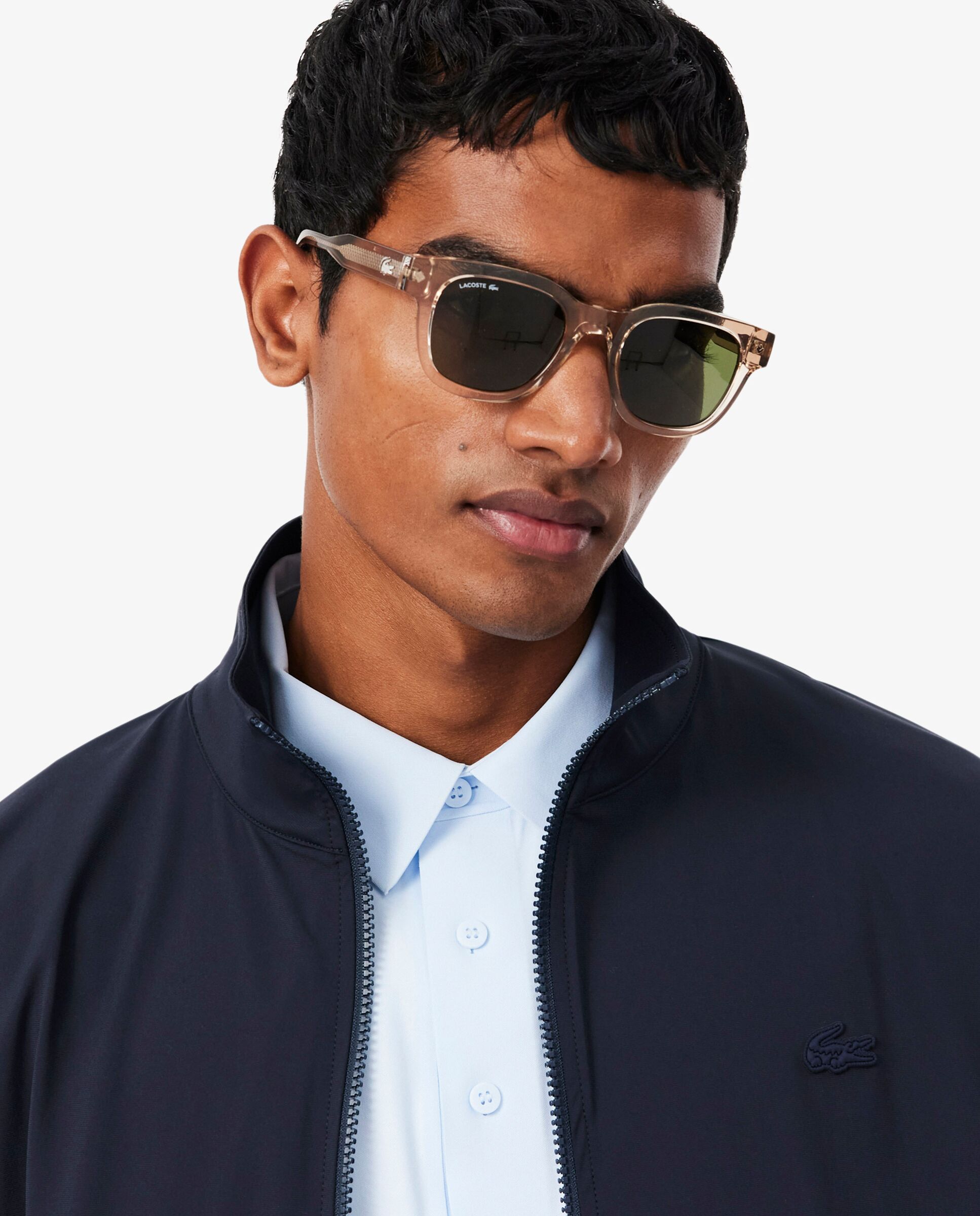 Chaqueta de hombre de chándal de hombre urbana elástica en gris - Lacoste - Azul marino Azul marino-3
