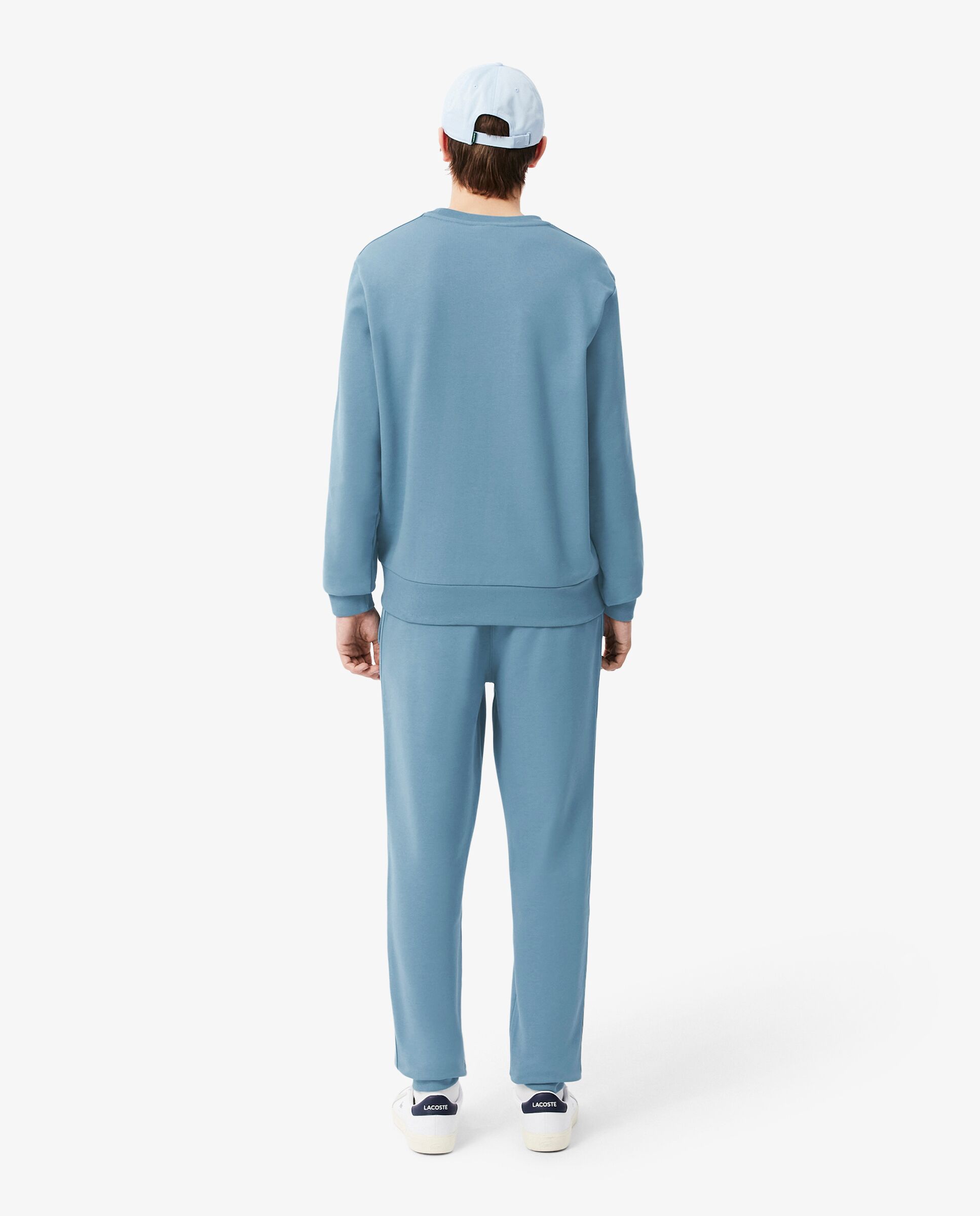 Pantalón de hombre de chándal de hombre con raya y logotipo en negro - Lacoste - Azul claro Azul claro-2