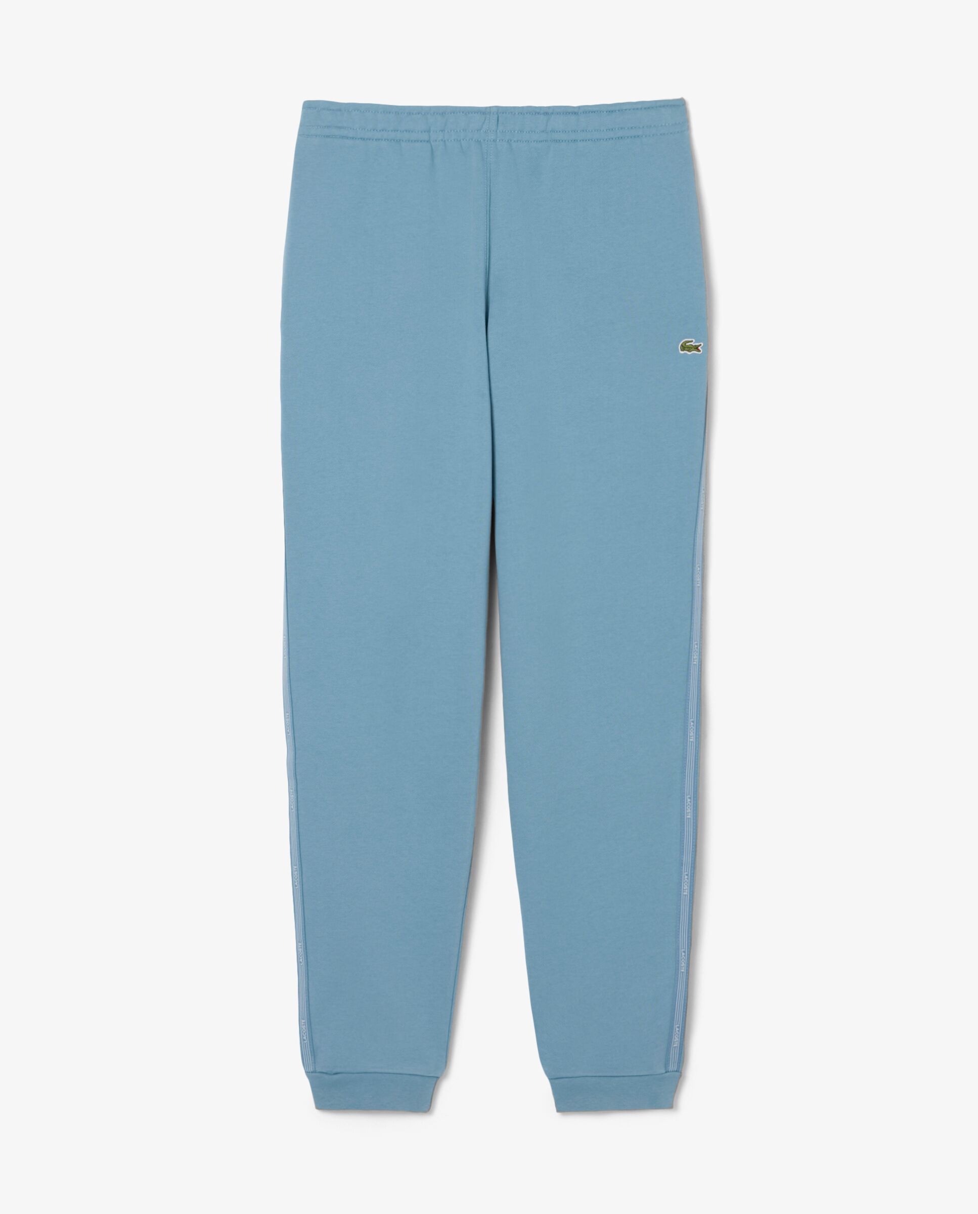 Pantalón de hombre de chándal de hombre con raya y logotipo en negro - Lacoste - Azul claro Azul claro-6