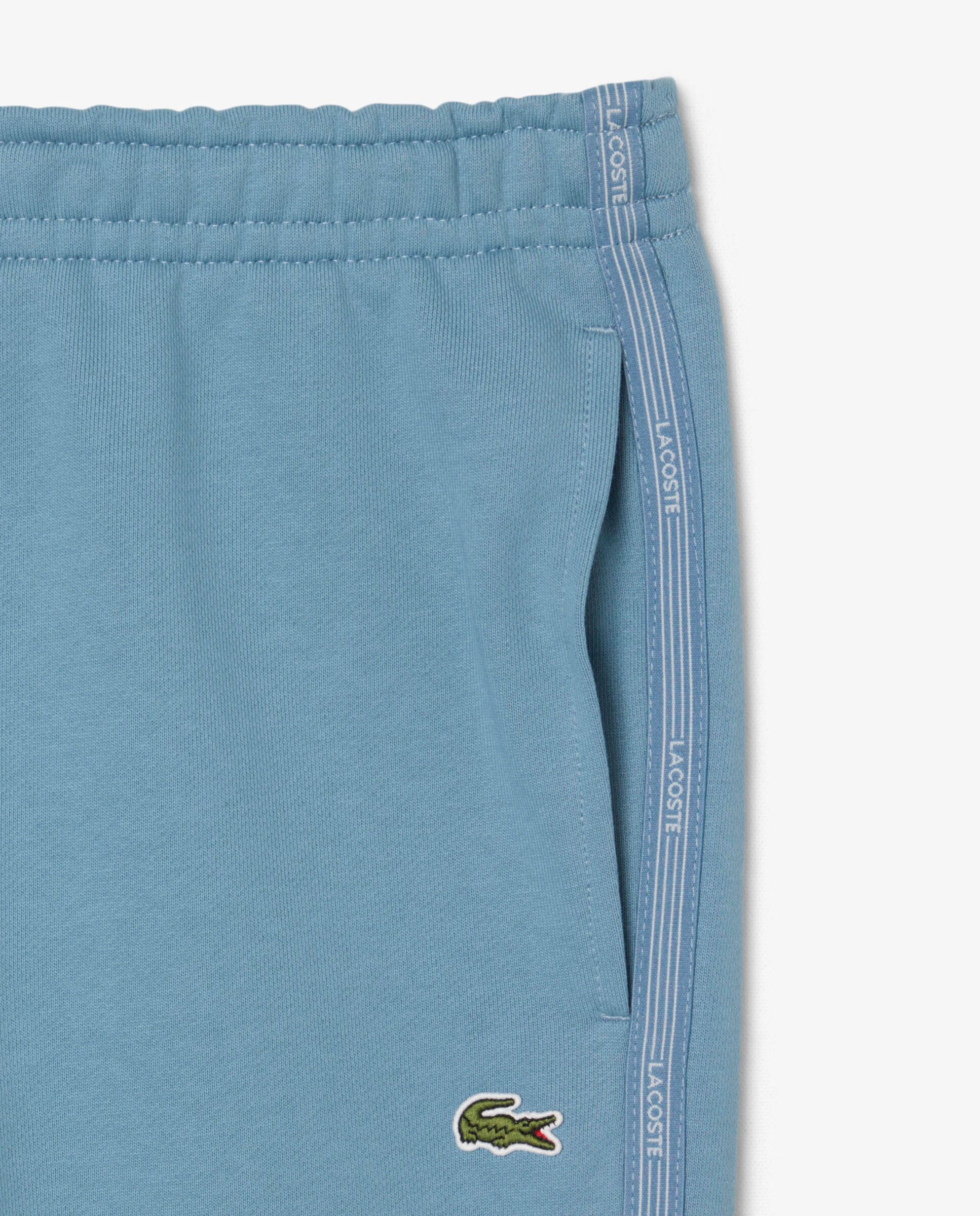Pantalón de hombre de chándal de hombre con raya y logotipo en negro - Lacoste - Azul claro Azul claro-5